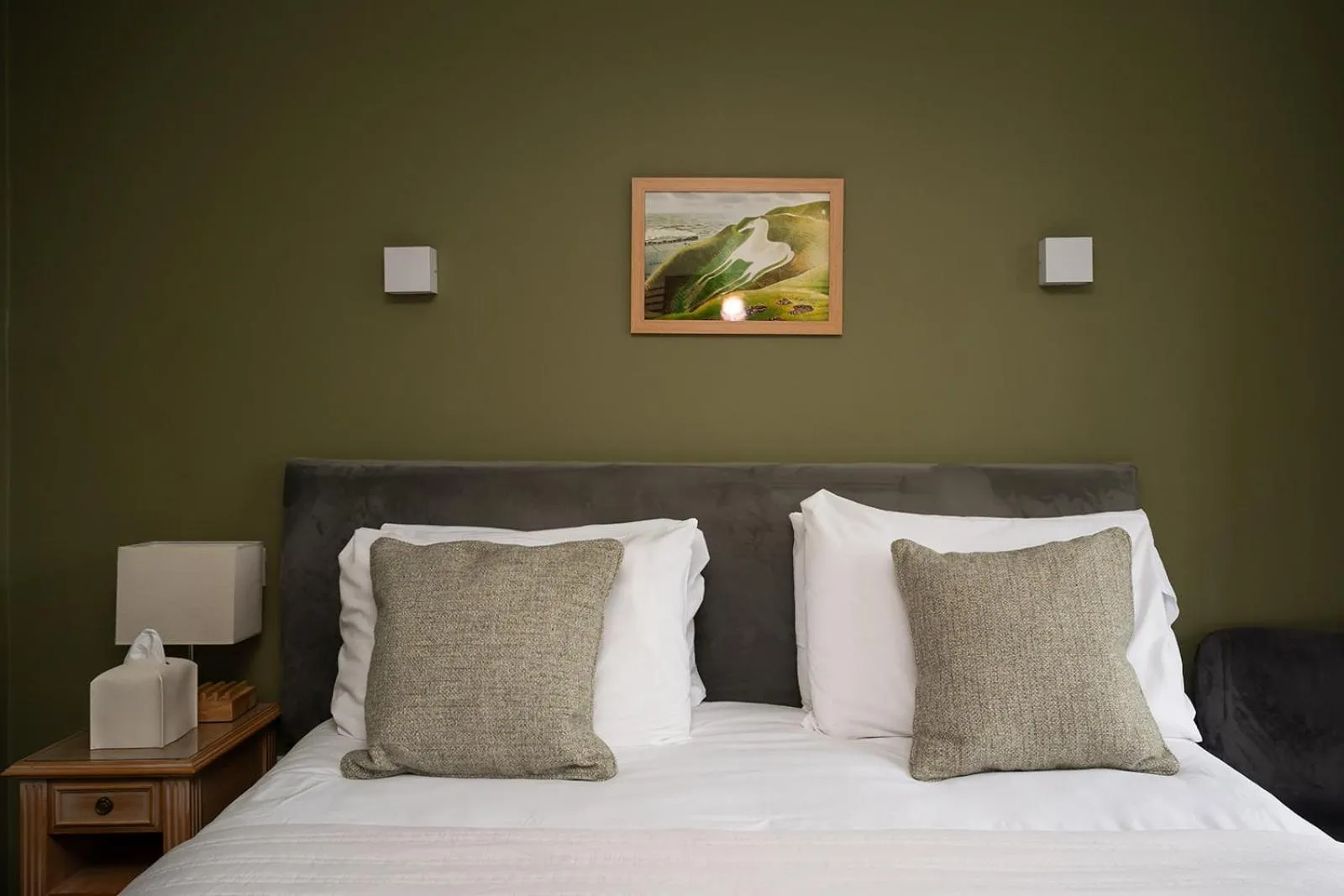 Bed in Tottington Manor Hotel