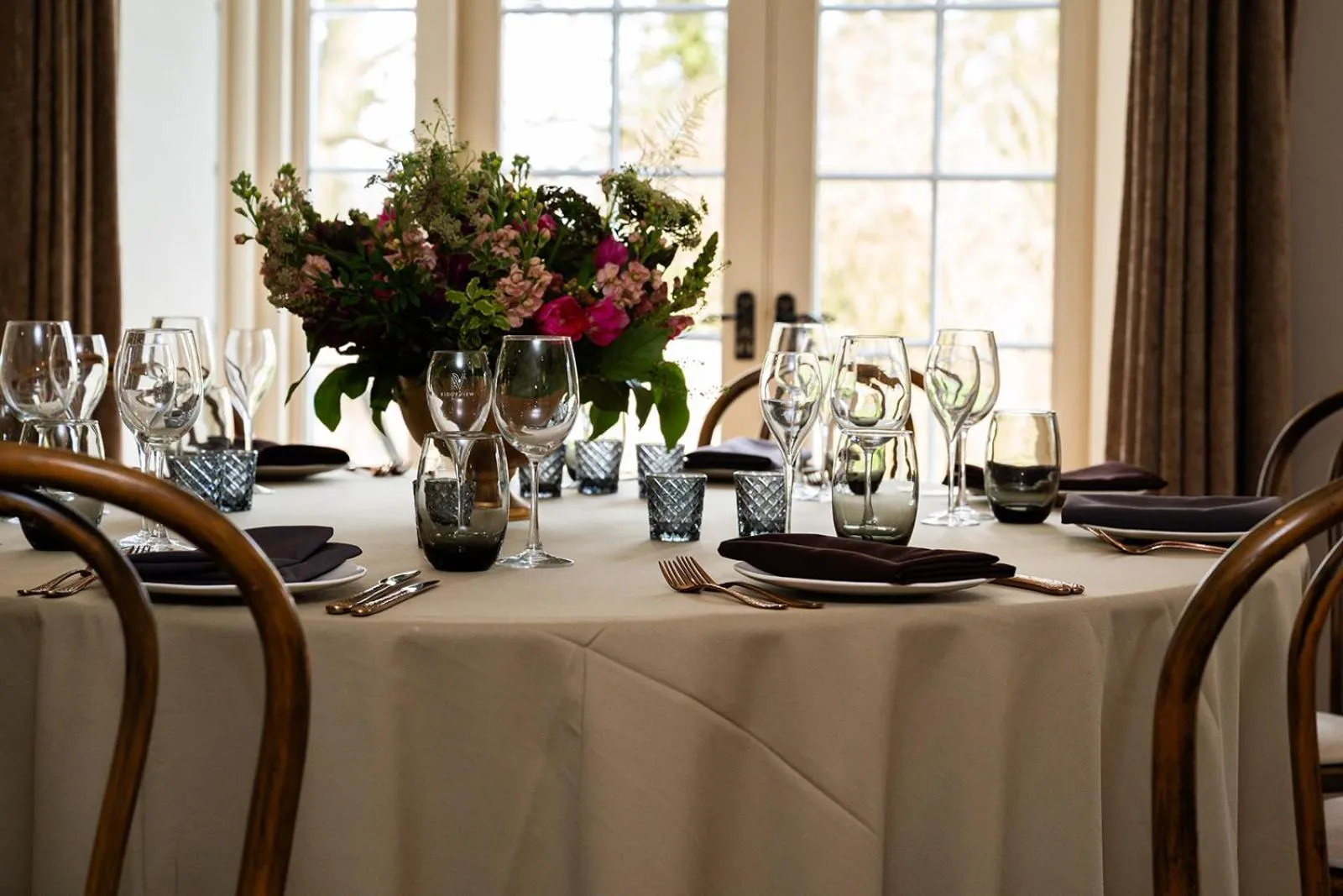 Dining area in Tottington Manor Hotel