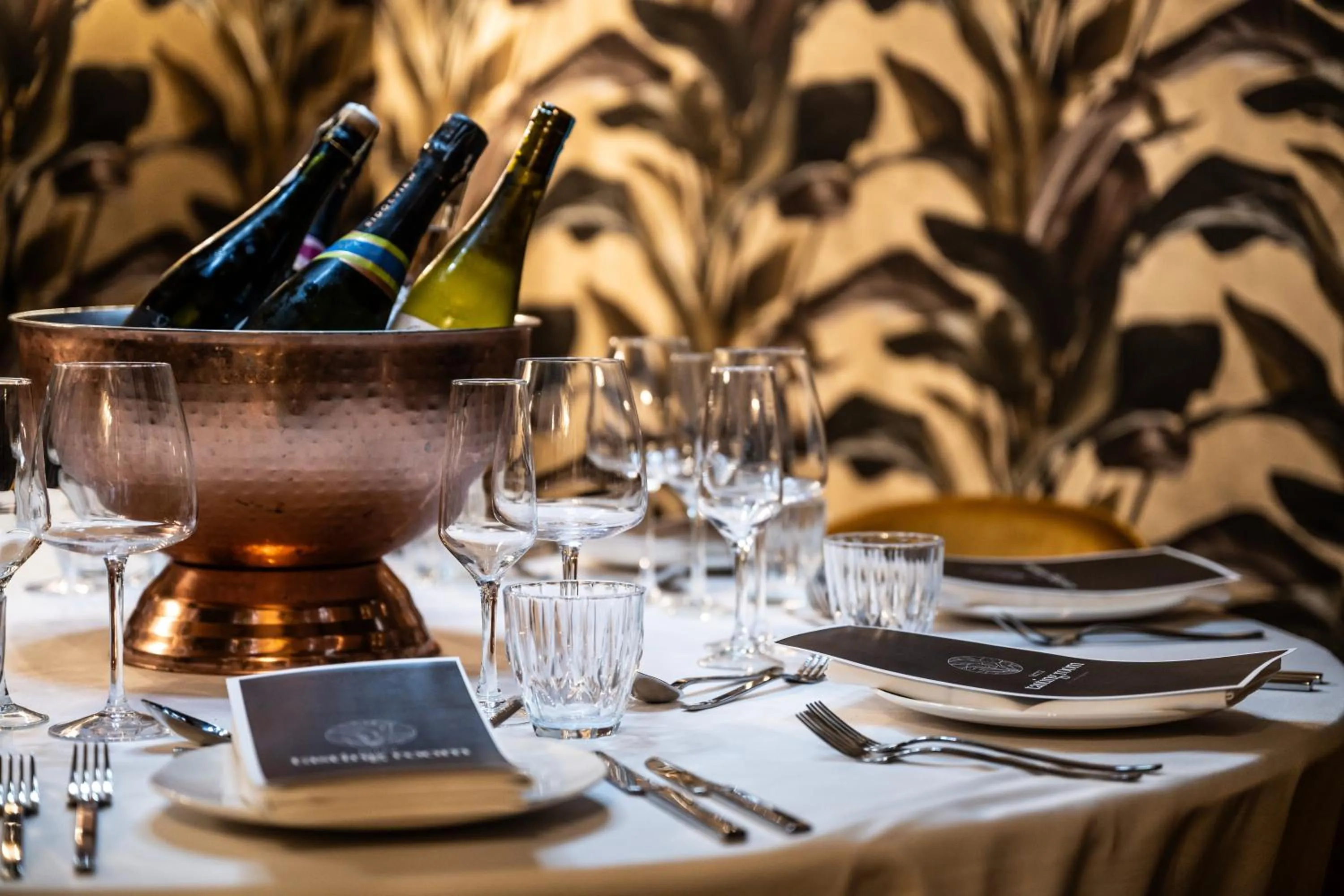 Dining area in Tottington Manor Hotel