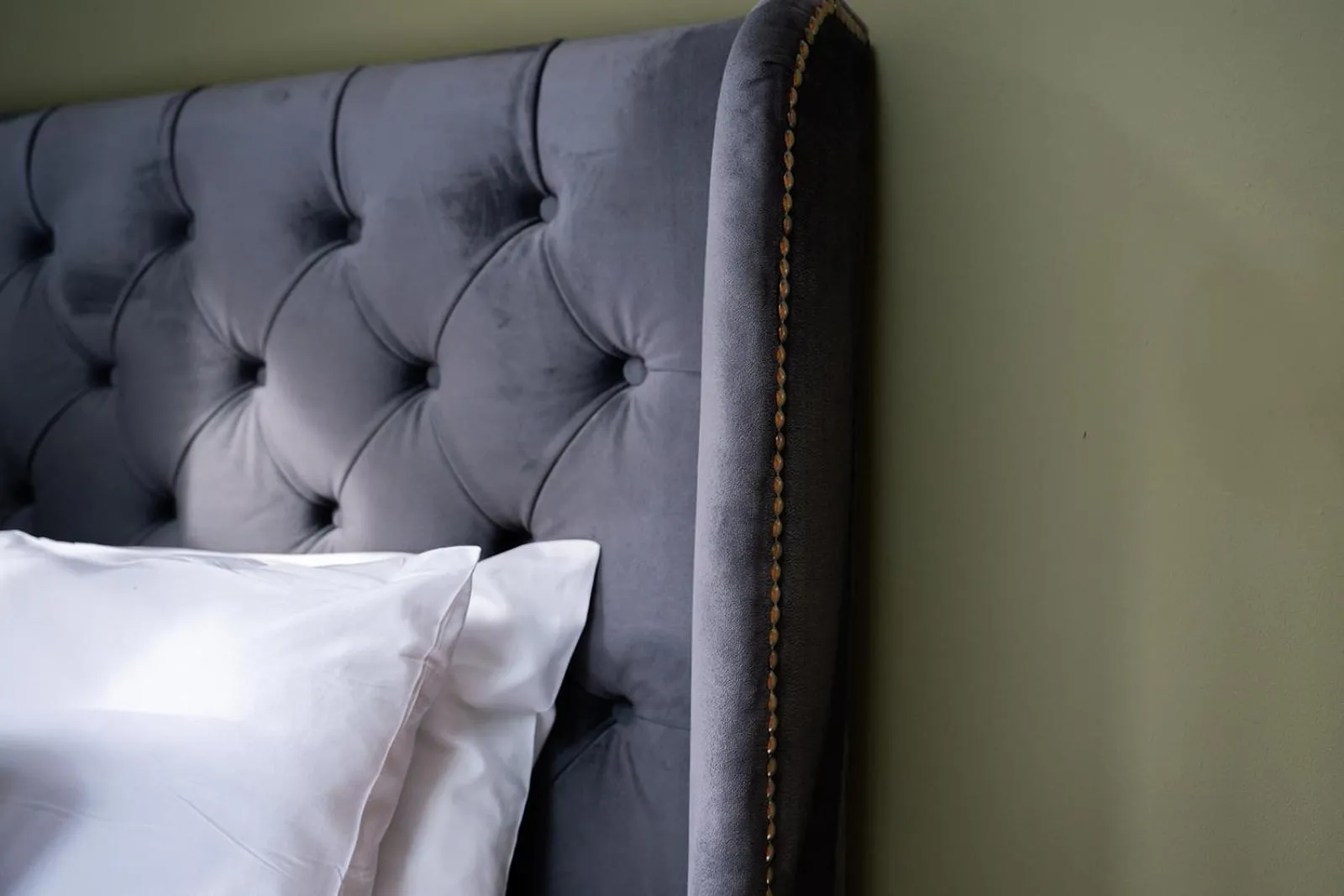 Bed in Tottington Manor Hotel