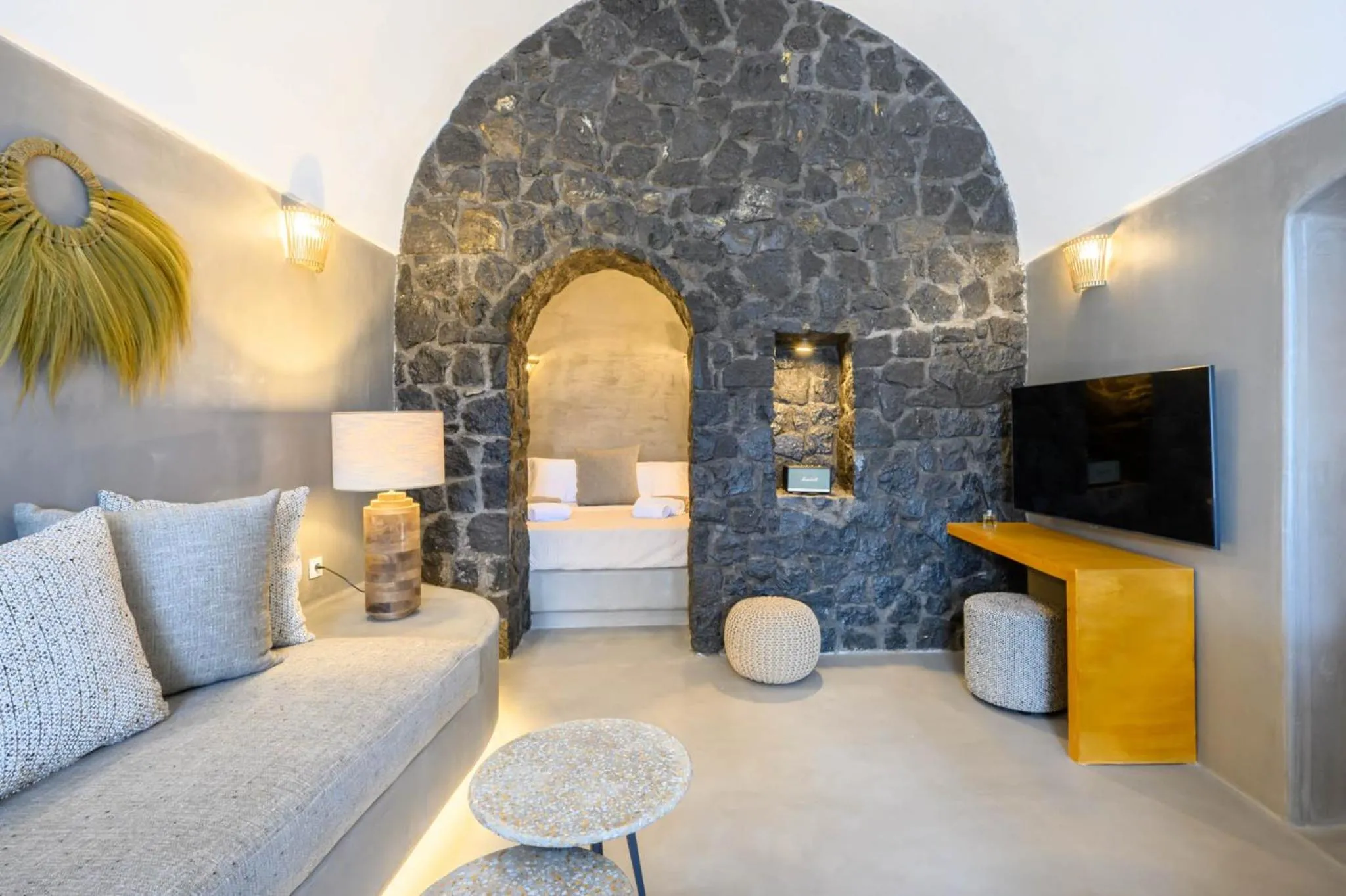 Bed in Deep Earth Villas