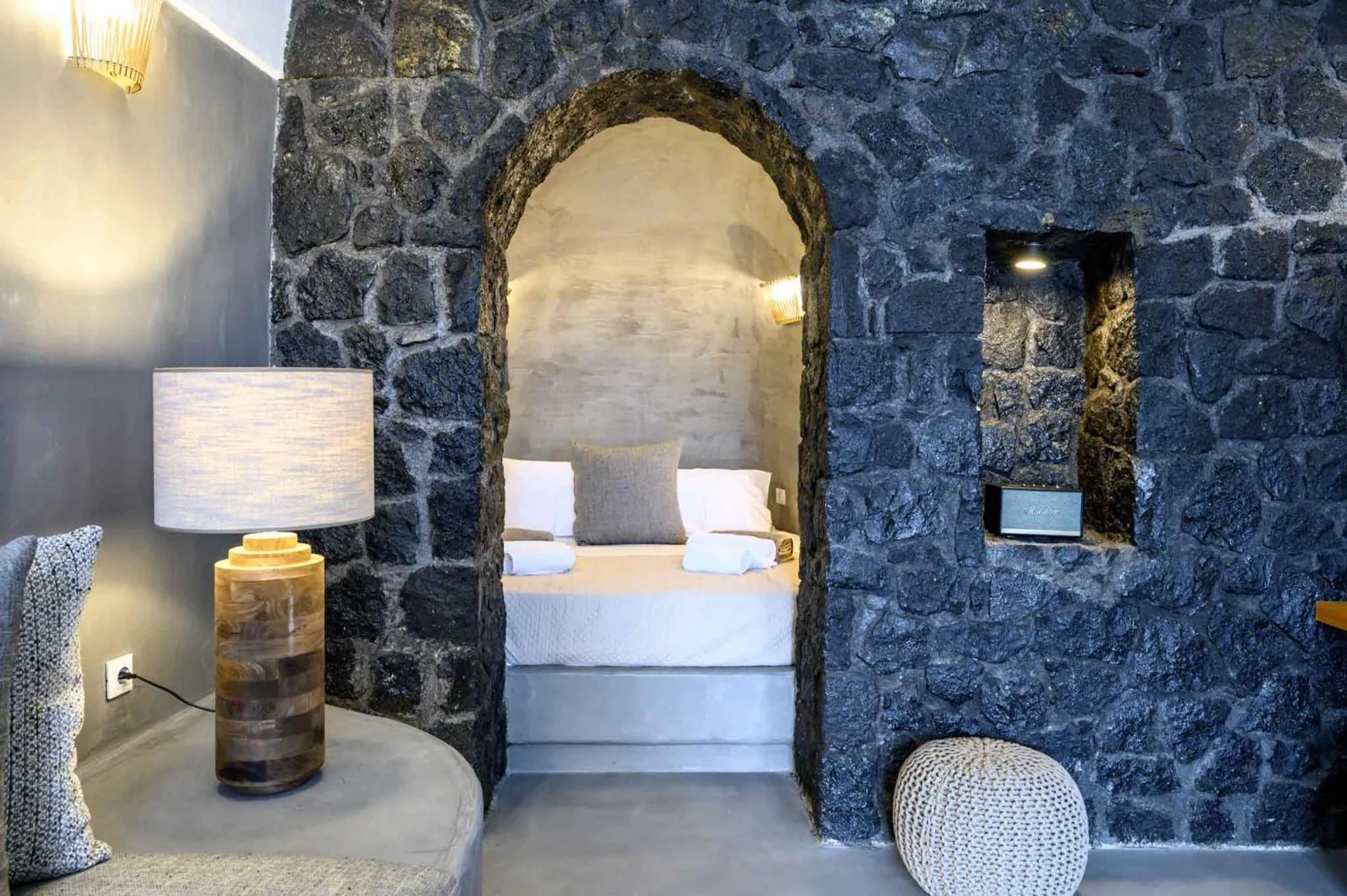 Bed in Deep Earth Villas