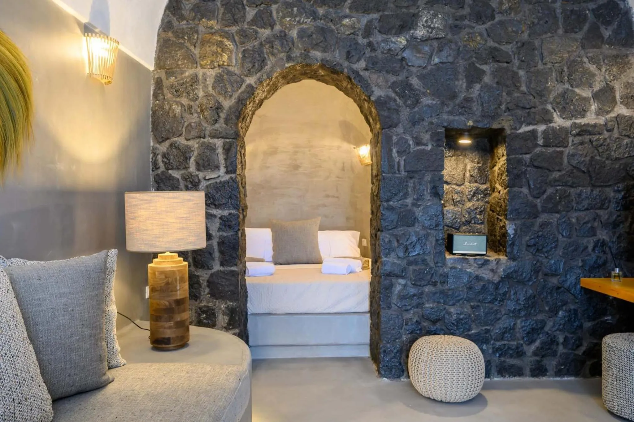 Bed in Deep Earth Villas