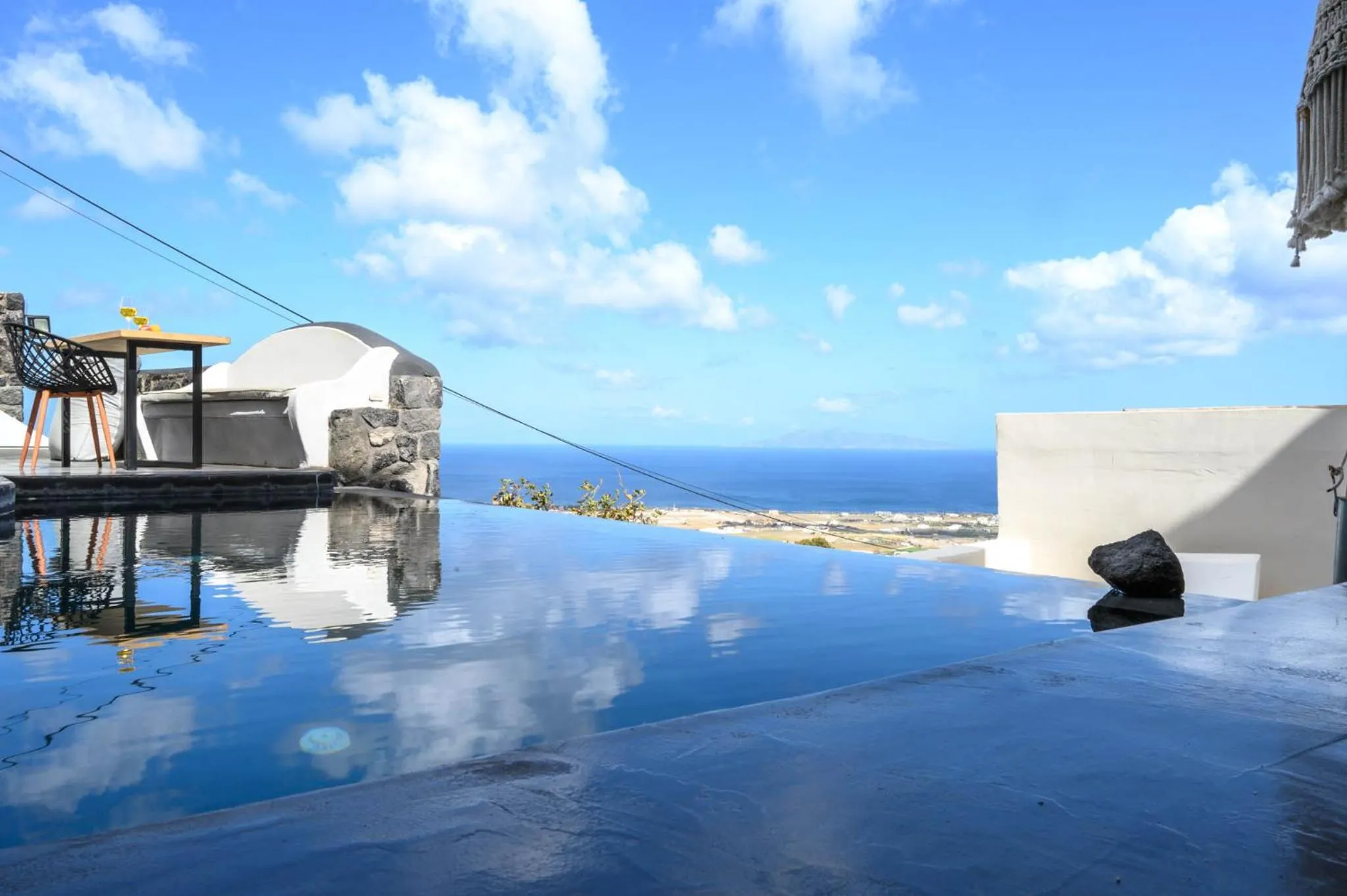 Pool view in Deep Earth Villas