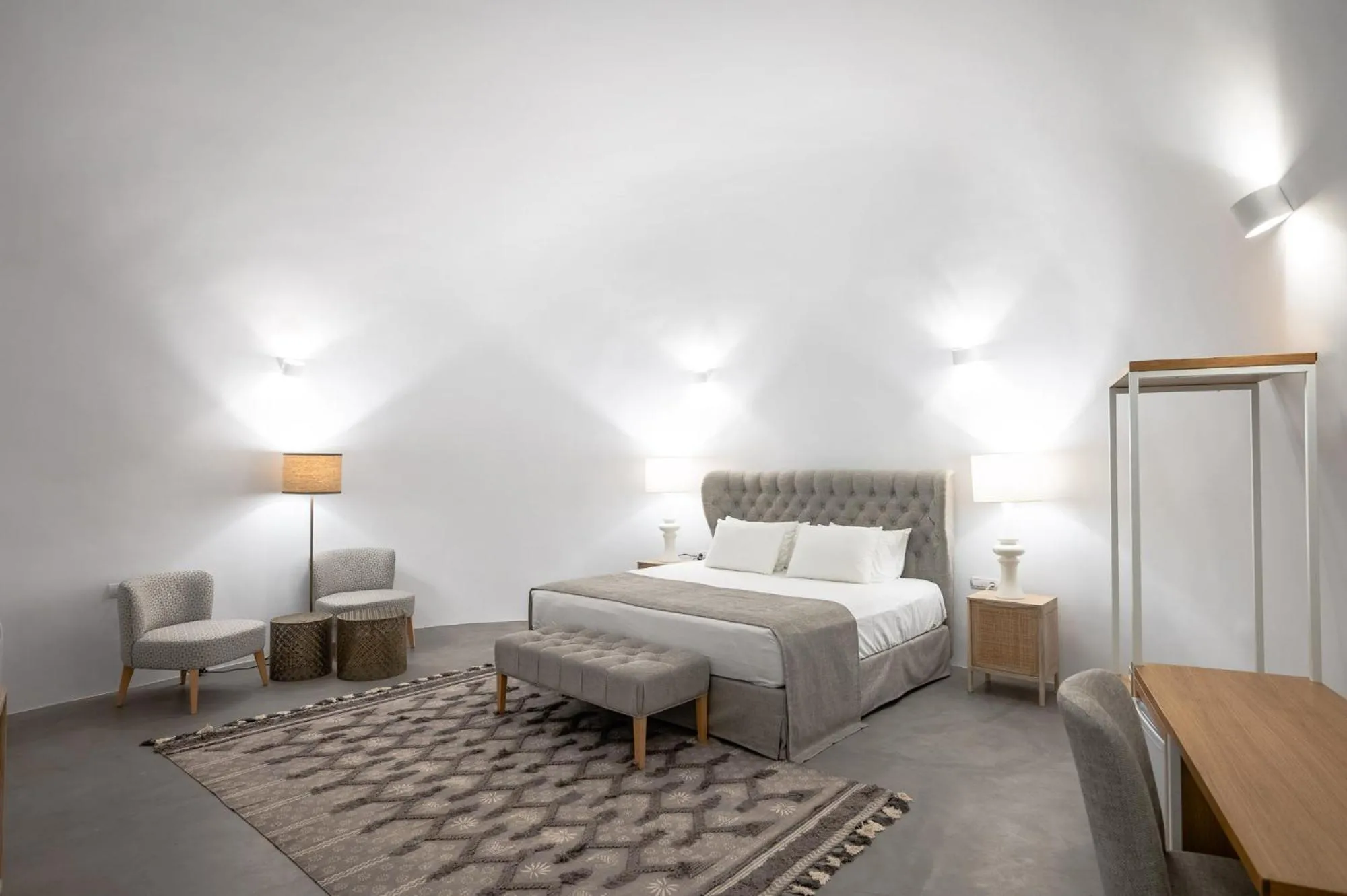 Bed in Deep Earth Villas