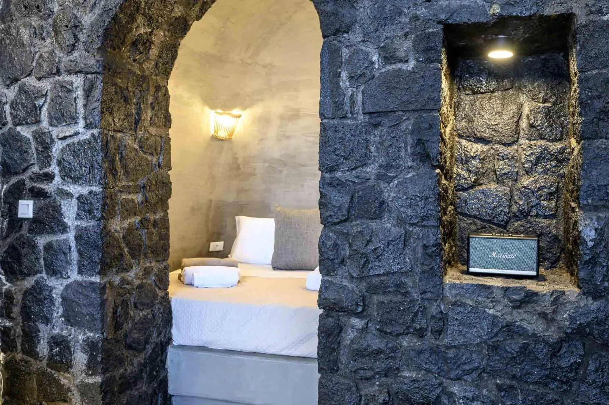 Bed in Deep Earth Villas