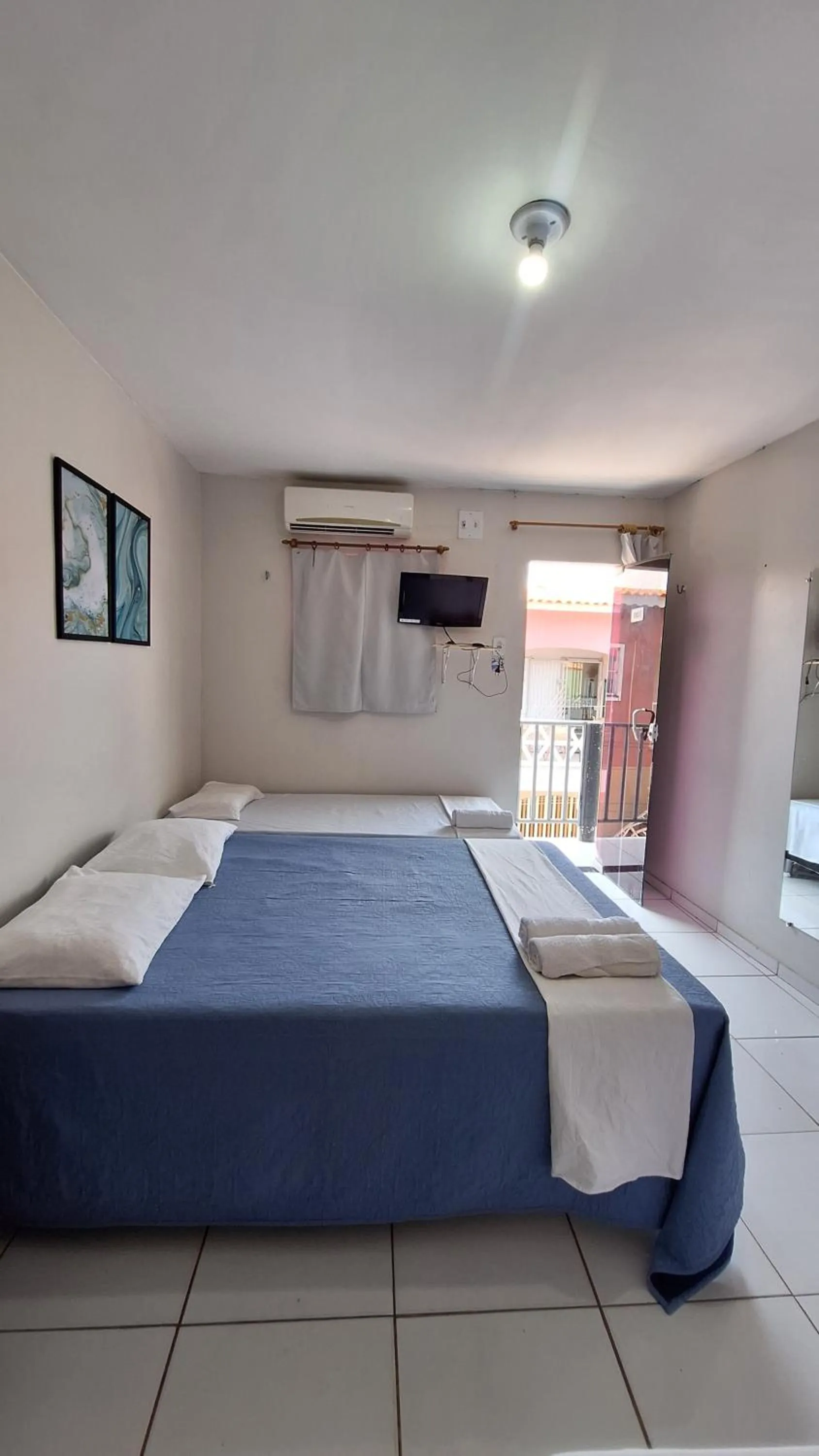 Bed in Canto da Duna Hotel