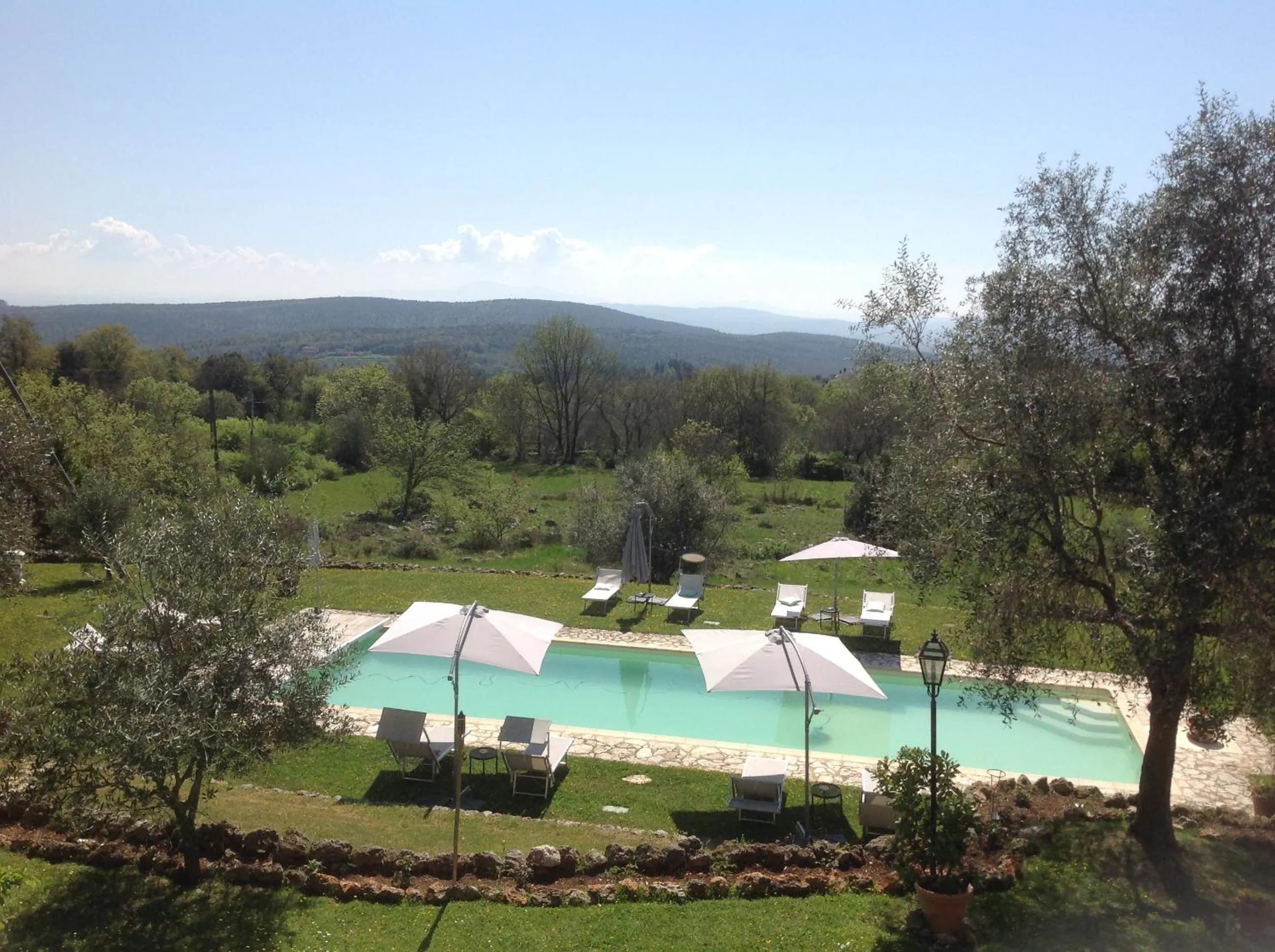 Swimming pool in La Canonica Di San Michele