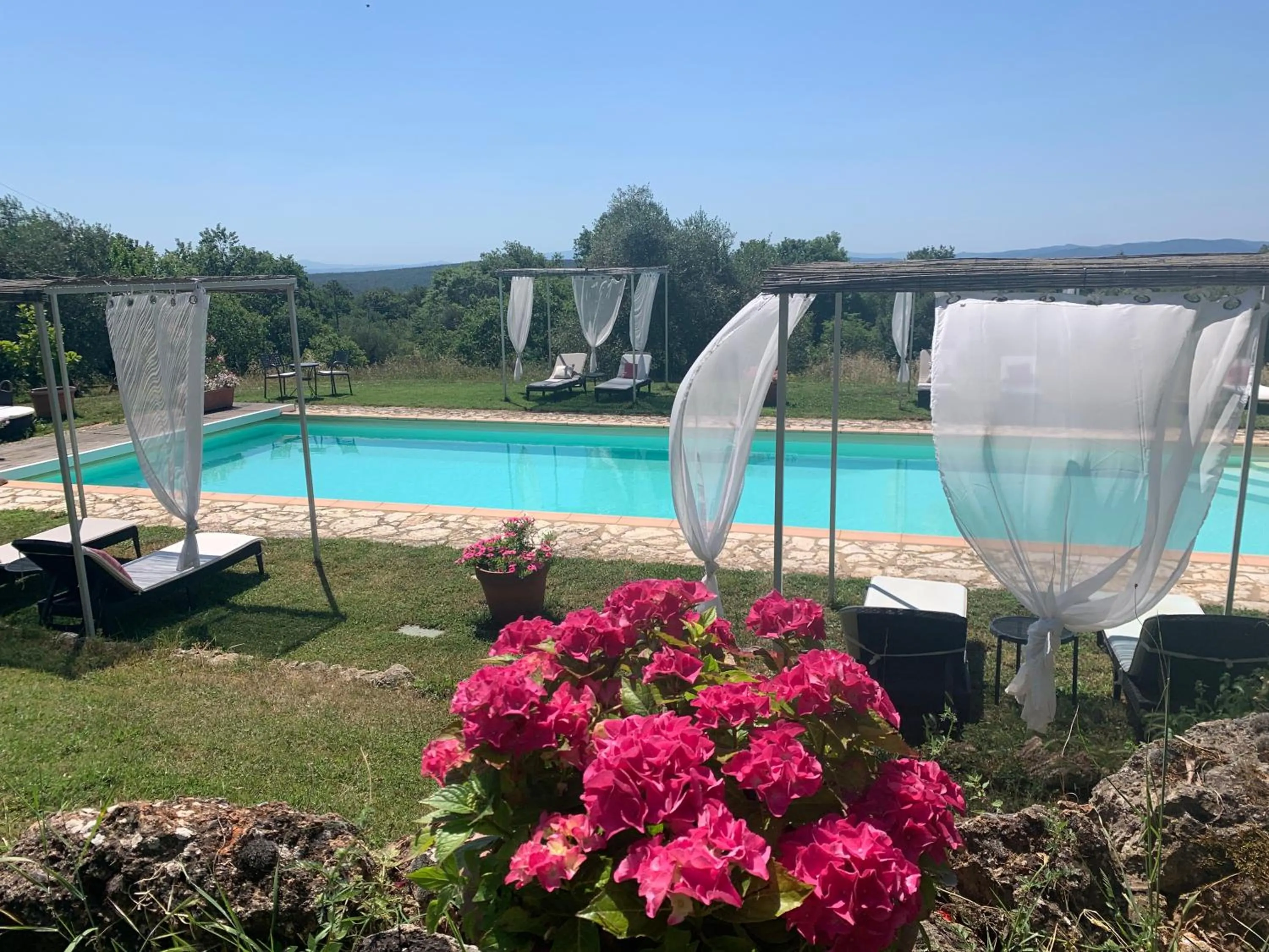 Swimming pool in La Canonica Di San Michele