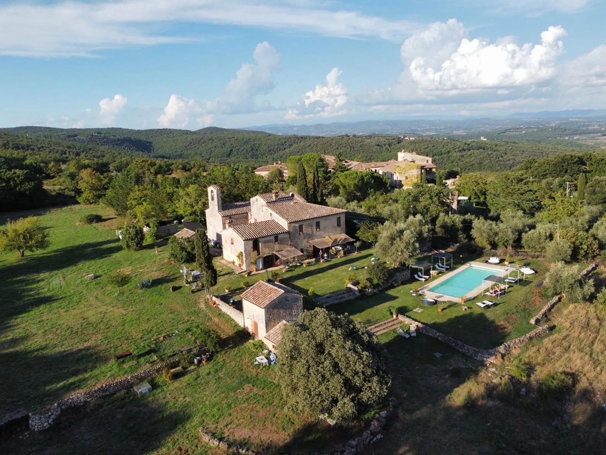 Bird's eye view in La Canonica Di San Michele