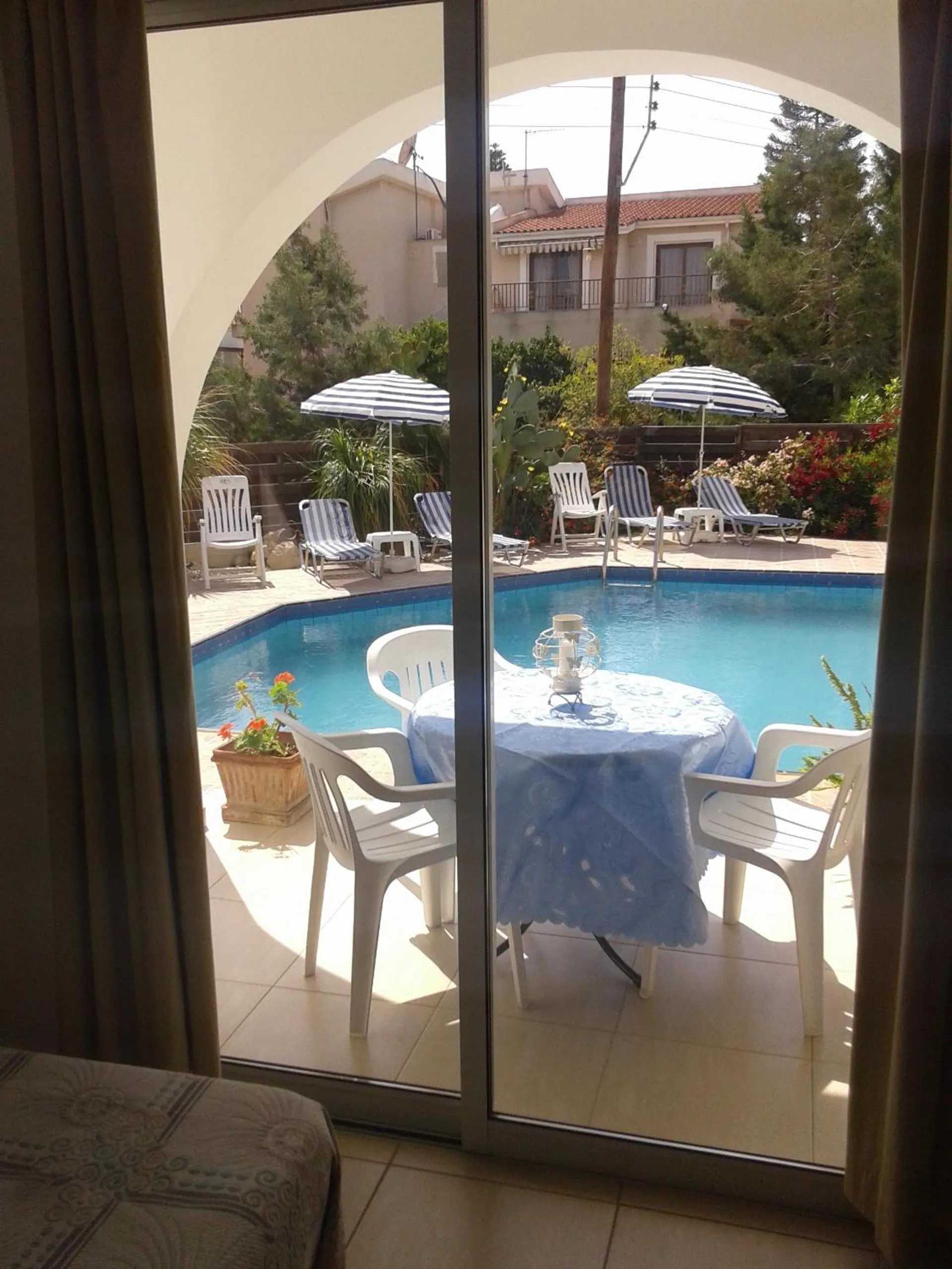 Balcony/Terrace in Arilena Holiday Apartments