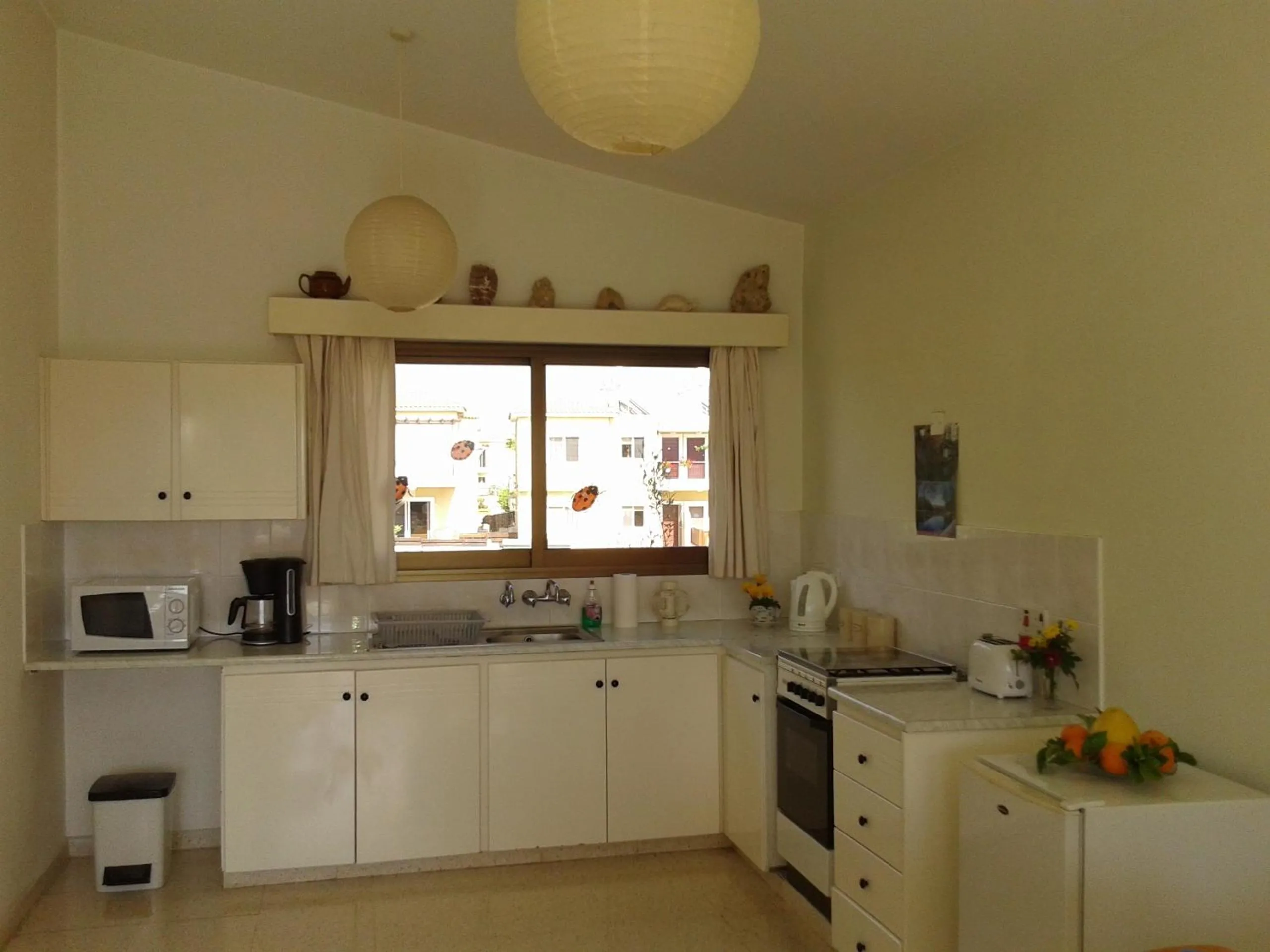 Kitchen or kitchenette in Arilena Holiday Apartments