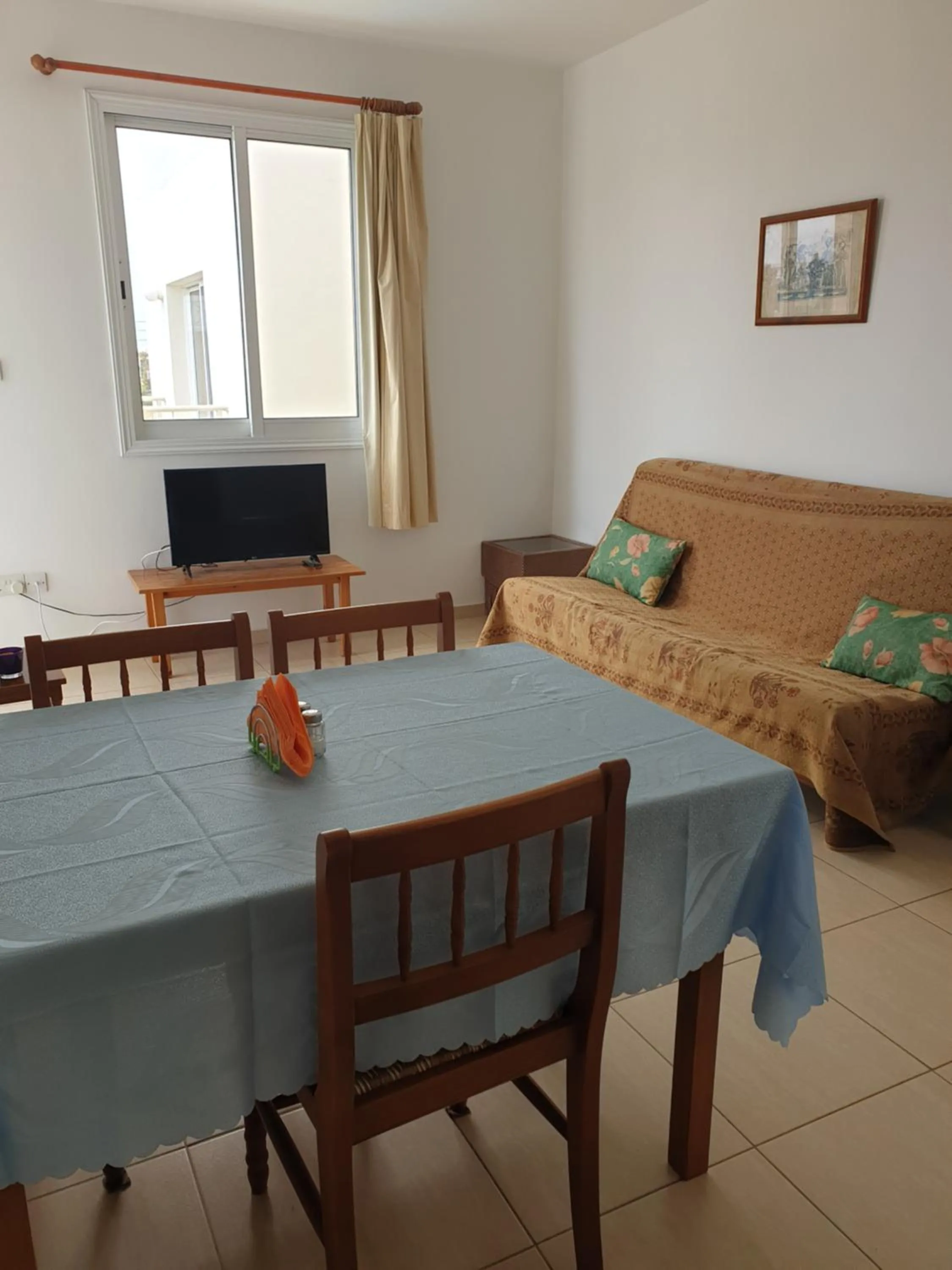 Bed in Arilena Holiday Apartments