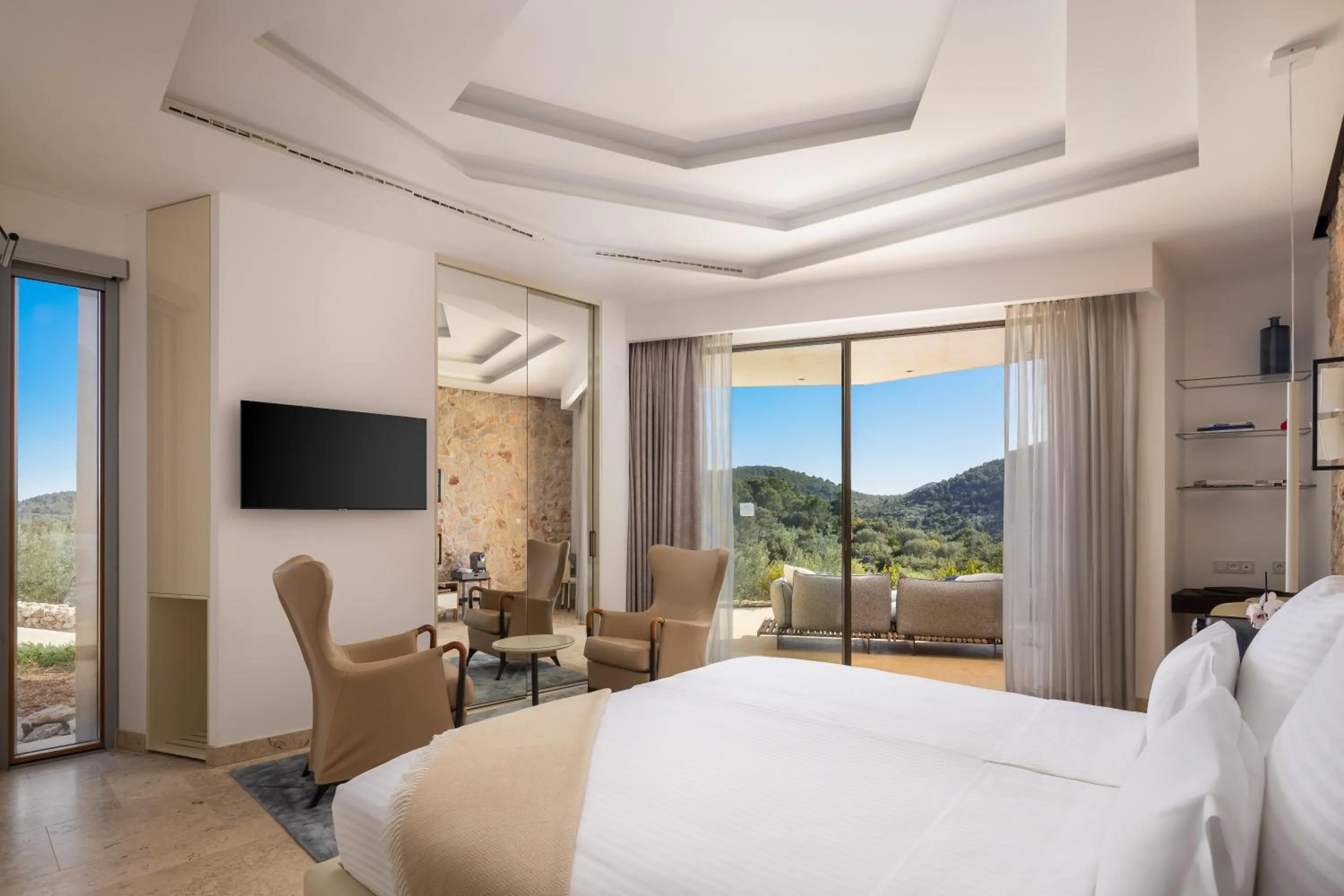 Bedroom, Bed in Villa Nai 3.3