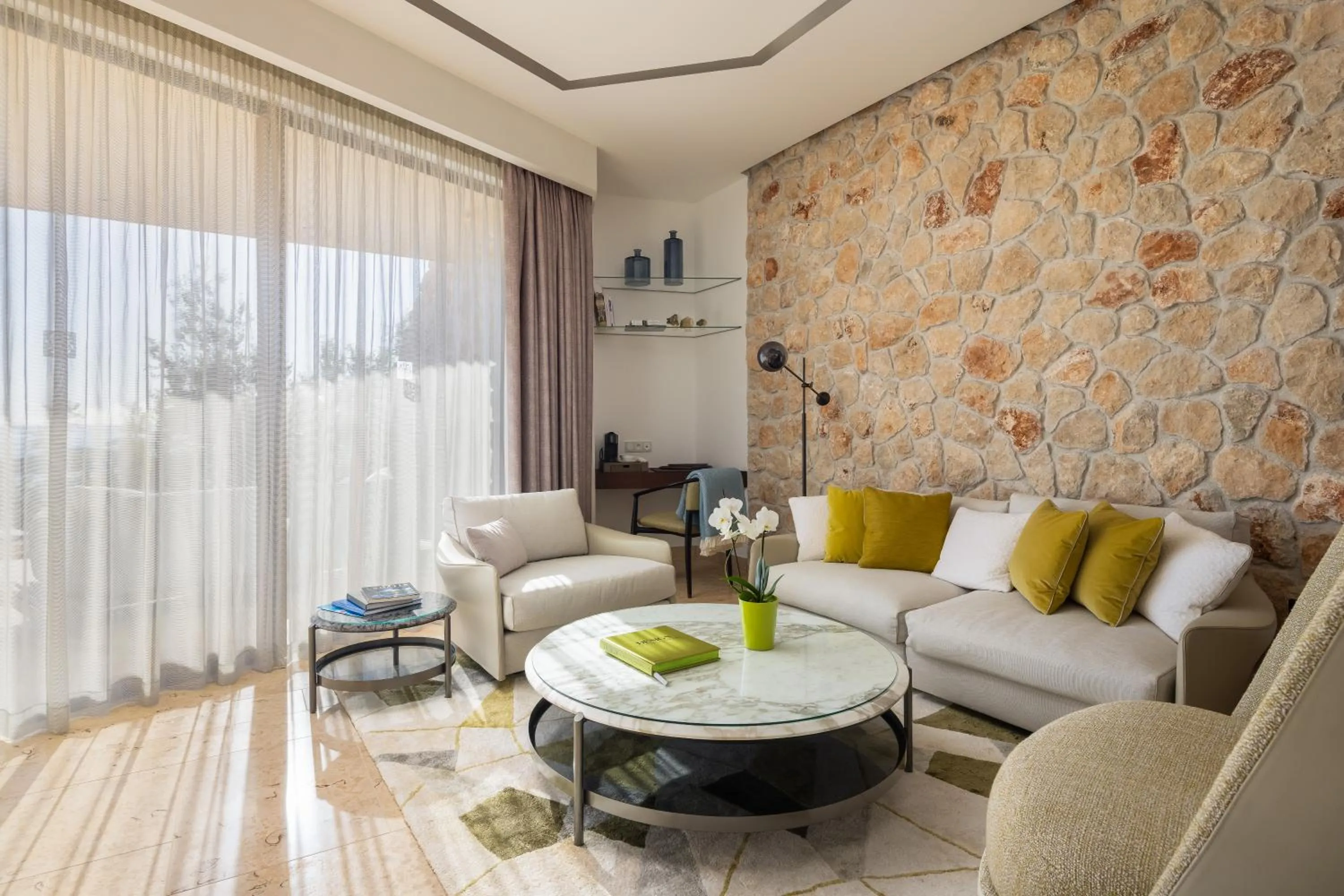 Seating area in Villa Nai 3.3