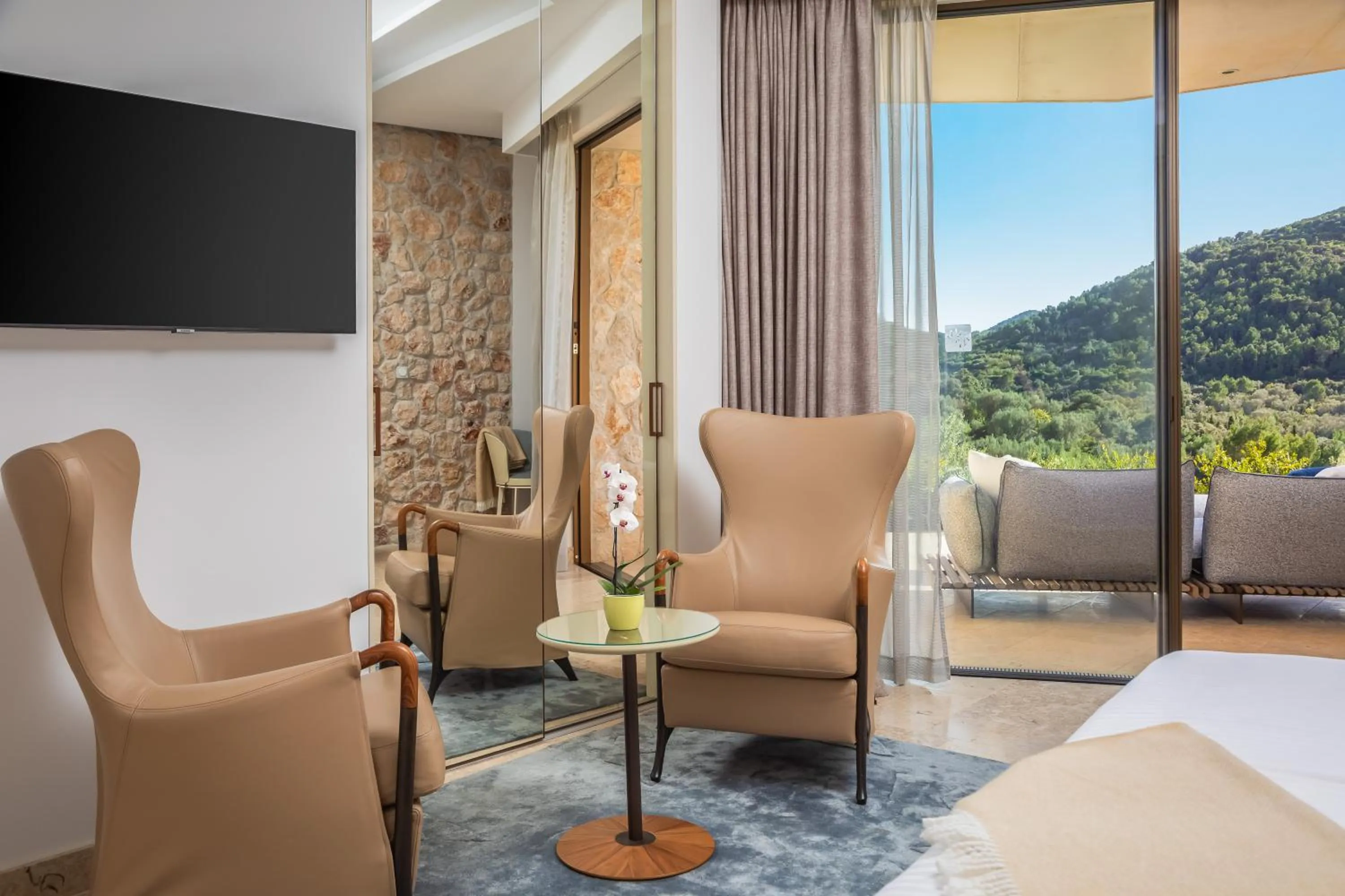 Seating area in Villa Nai 3.3