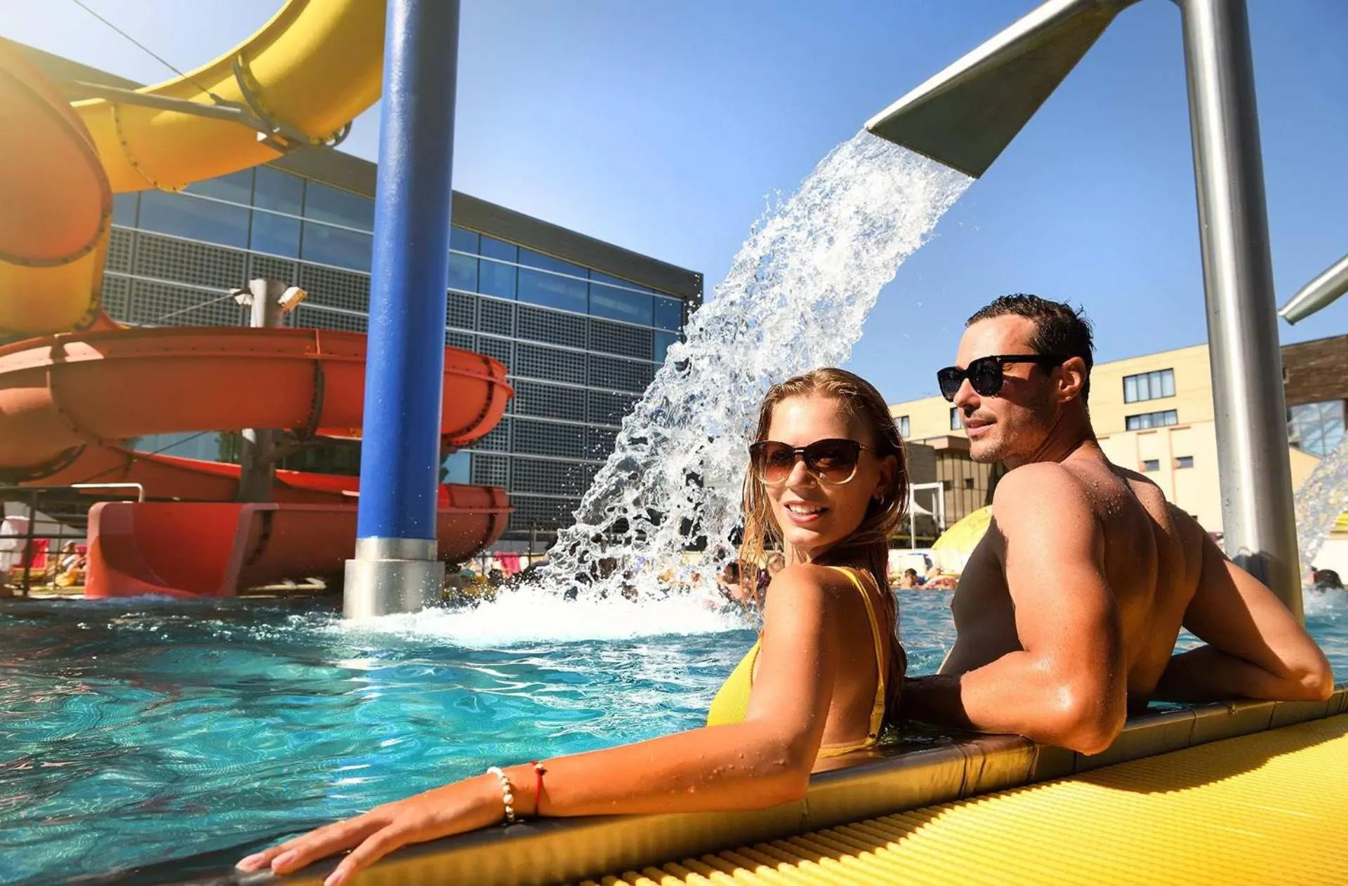 Aqua park in Hotel AquaCity Riverside