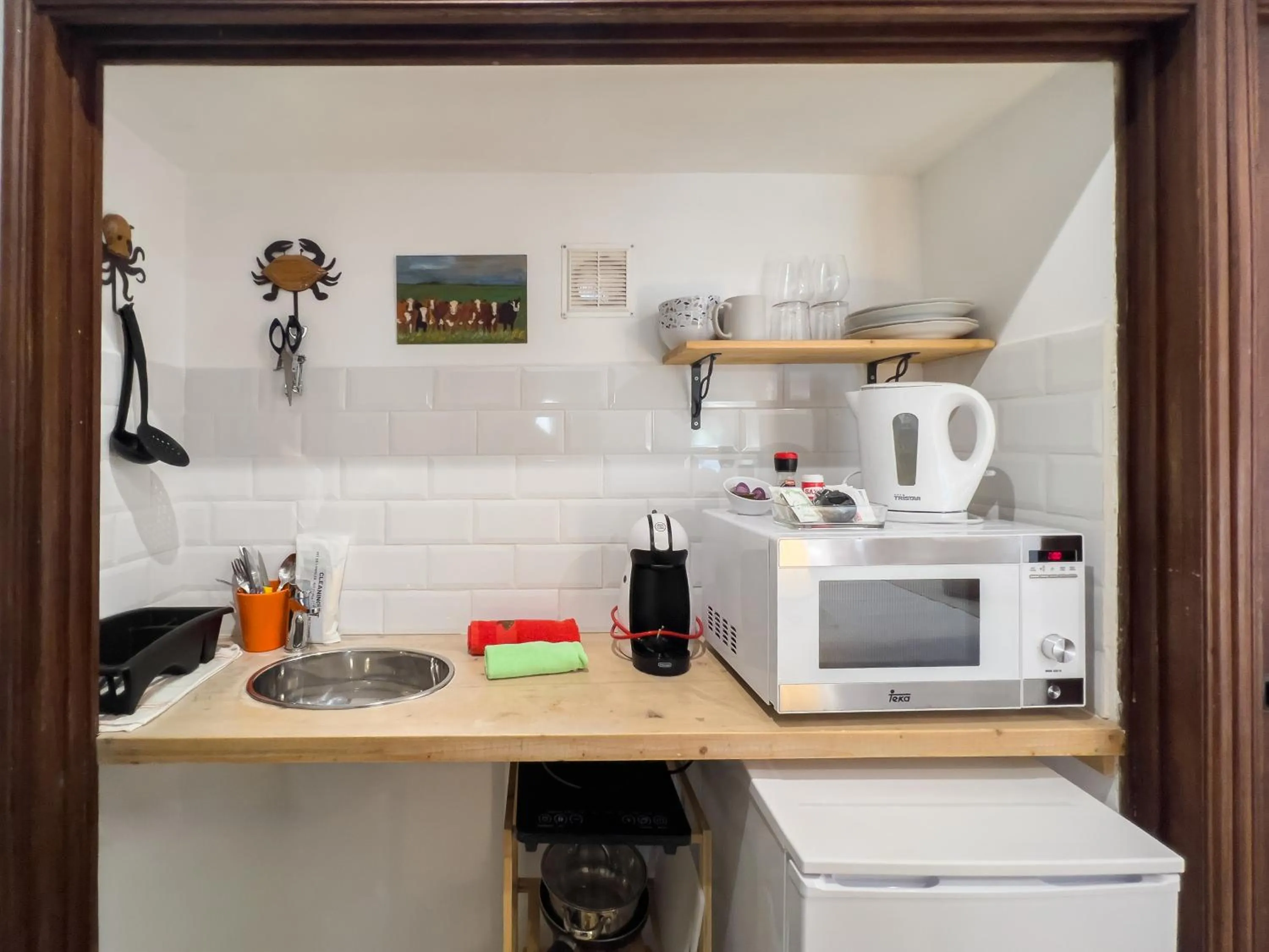 Kitchen or kitchenette in Hélène Holidays - Hotel Boutique