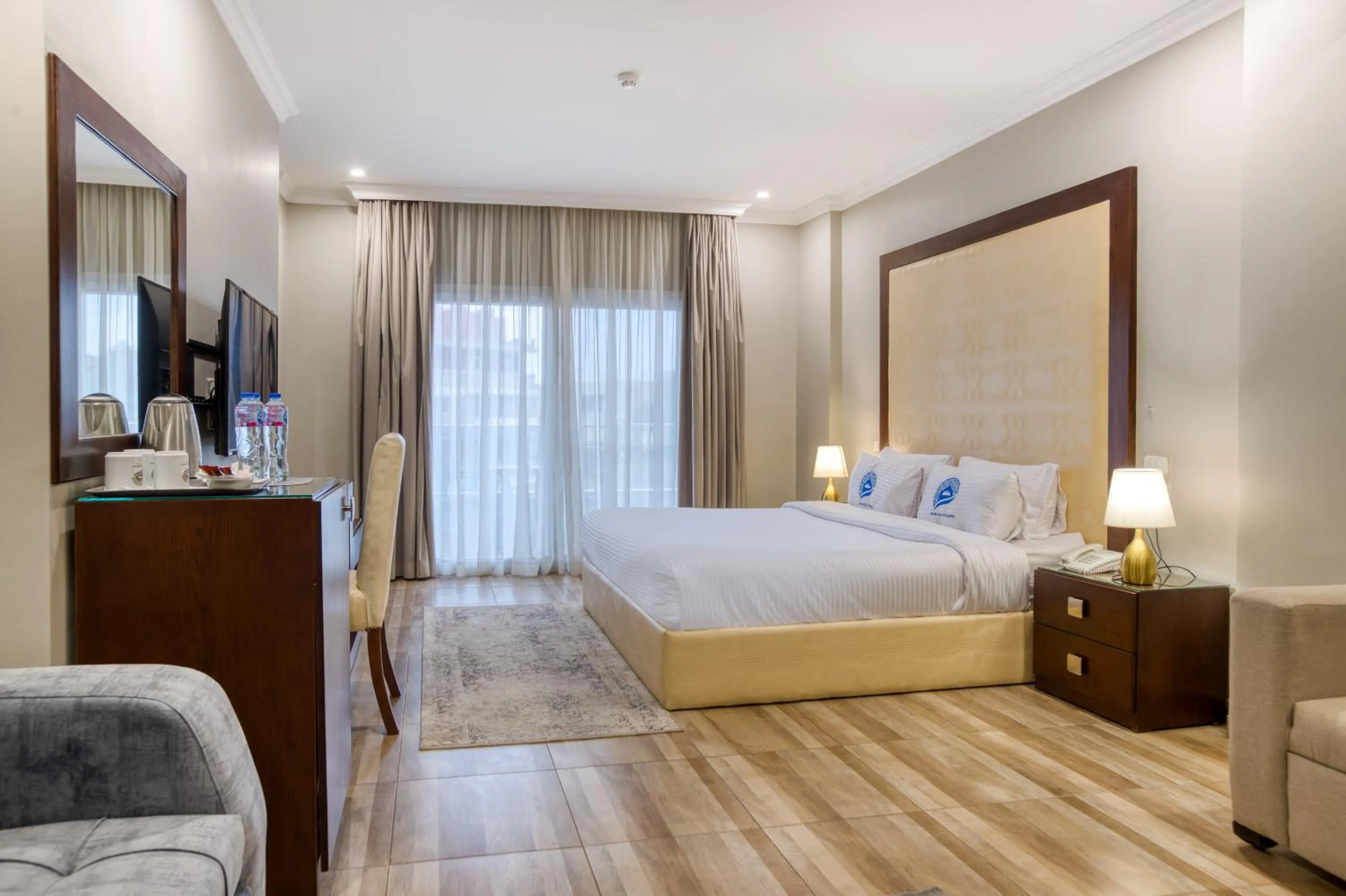 Bed in Mamlouk Pyramids Hotel