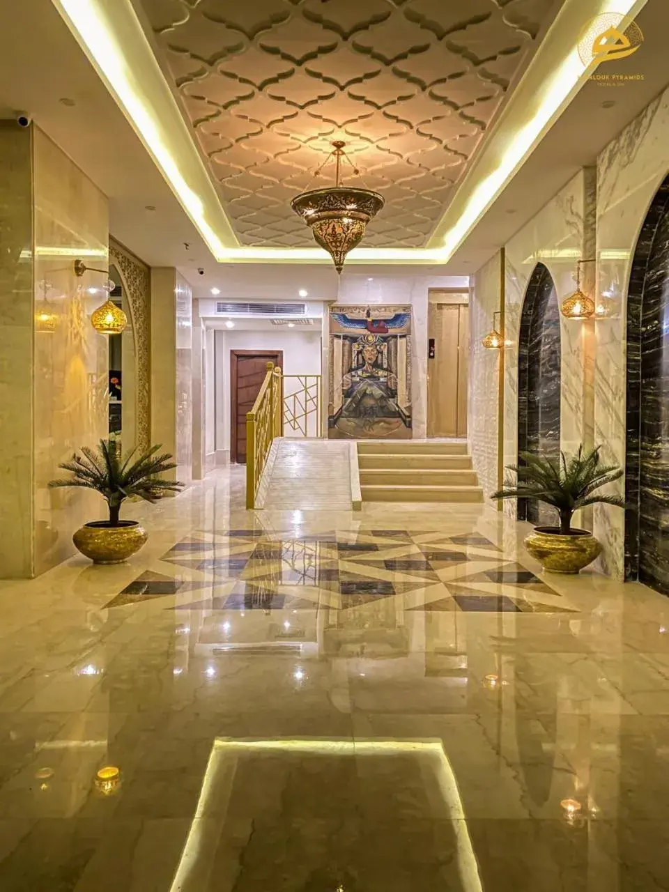 Lobby or reception in Mamlouk Pyramids Hotel Lobby or reception in Mamlouk Pyramids Hotel
