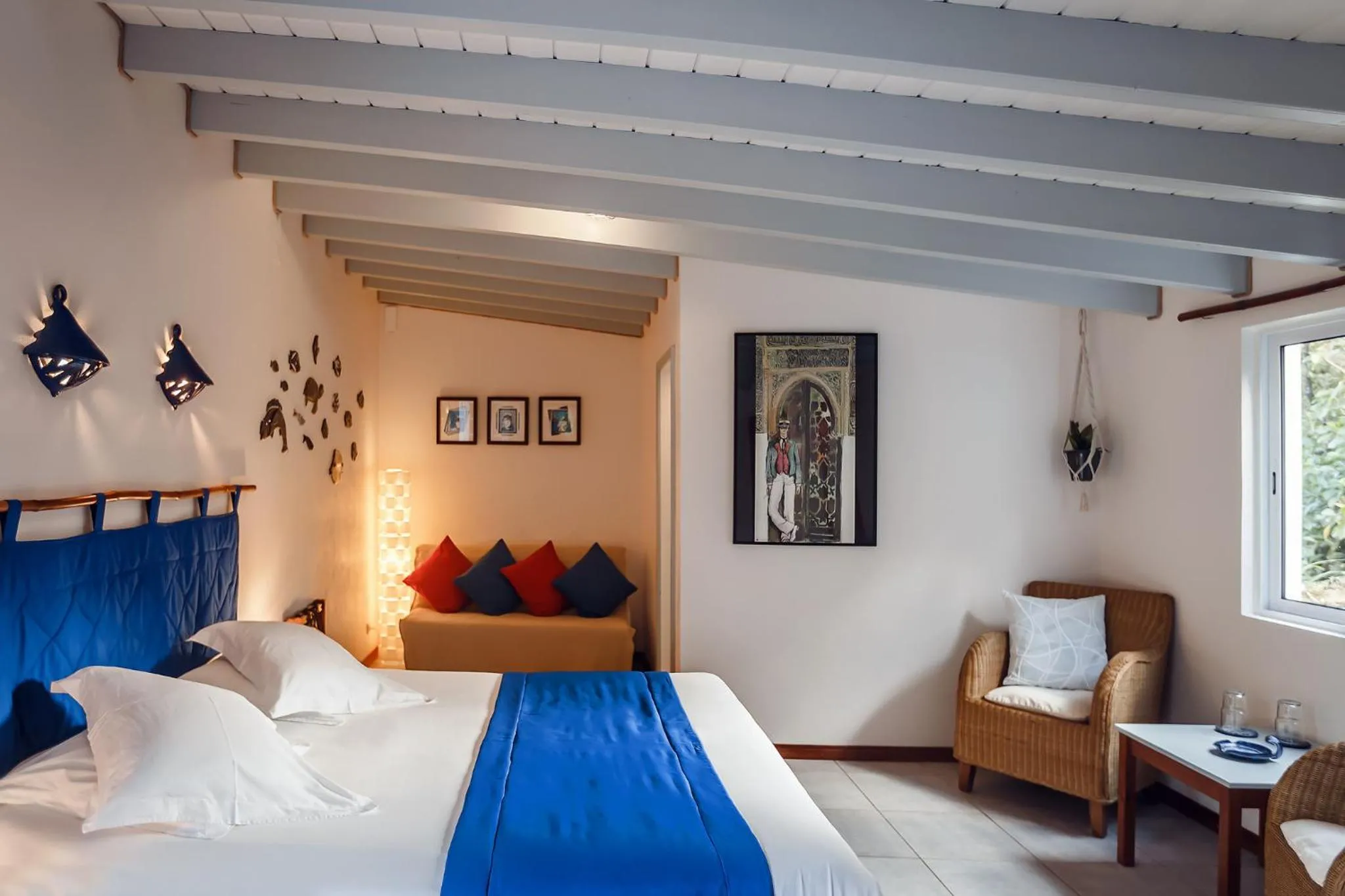Photo of the whole room, Bed in O Zimbreiro