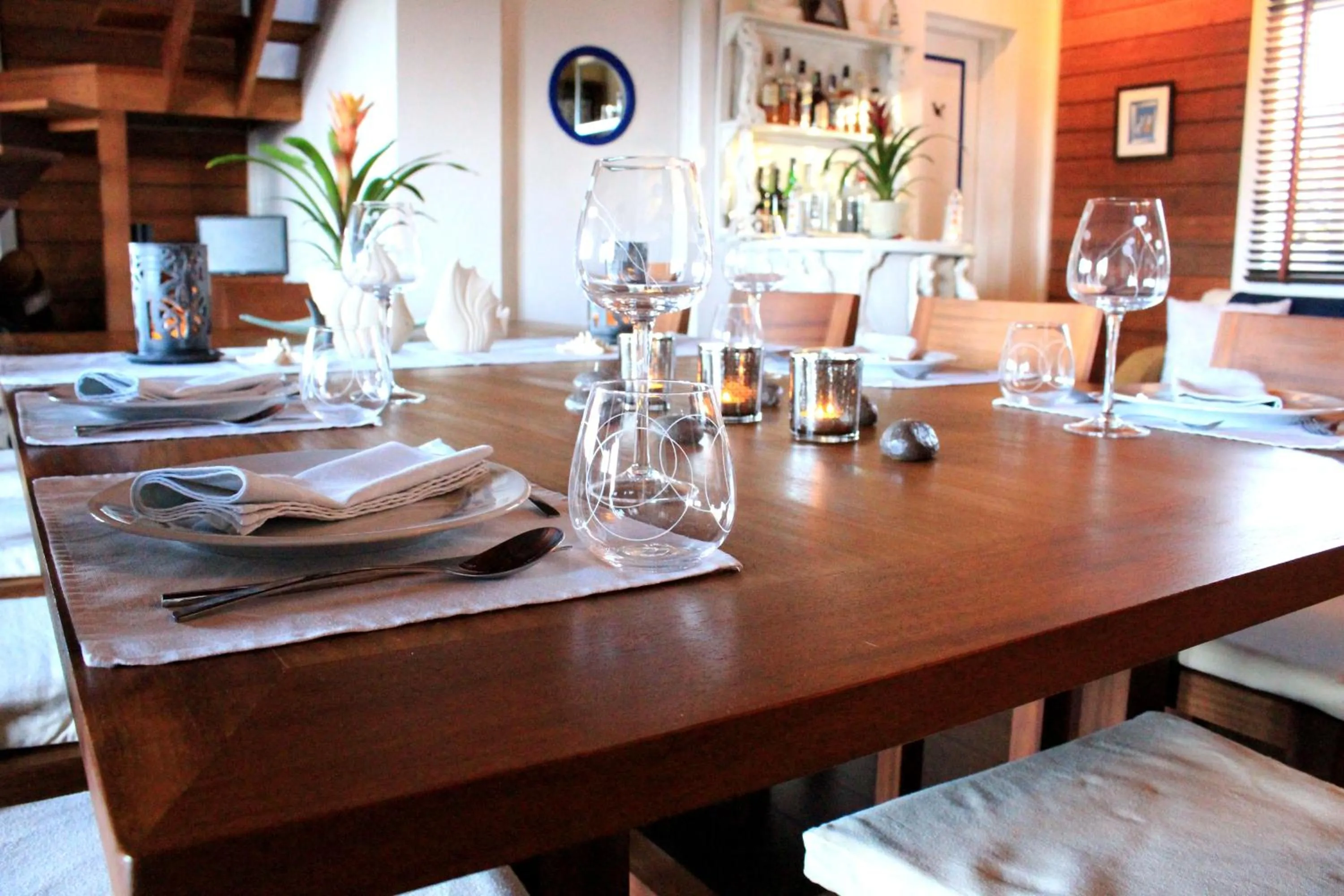 Dining area in O Zimbreiro