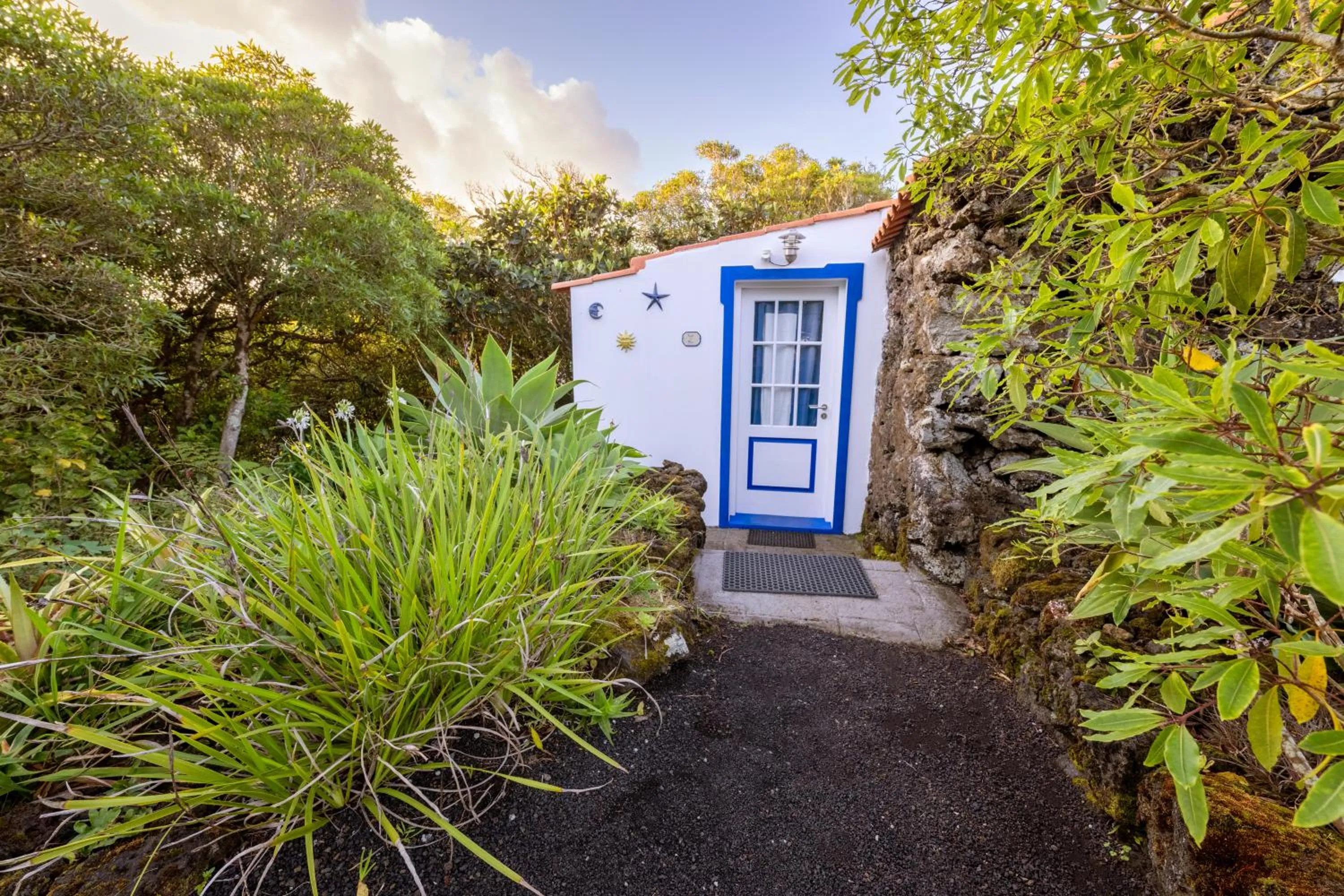 Garden view in O Zimbreiro