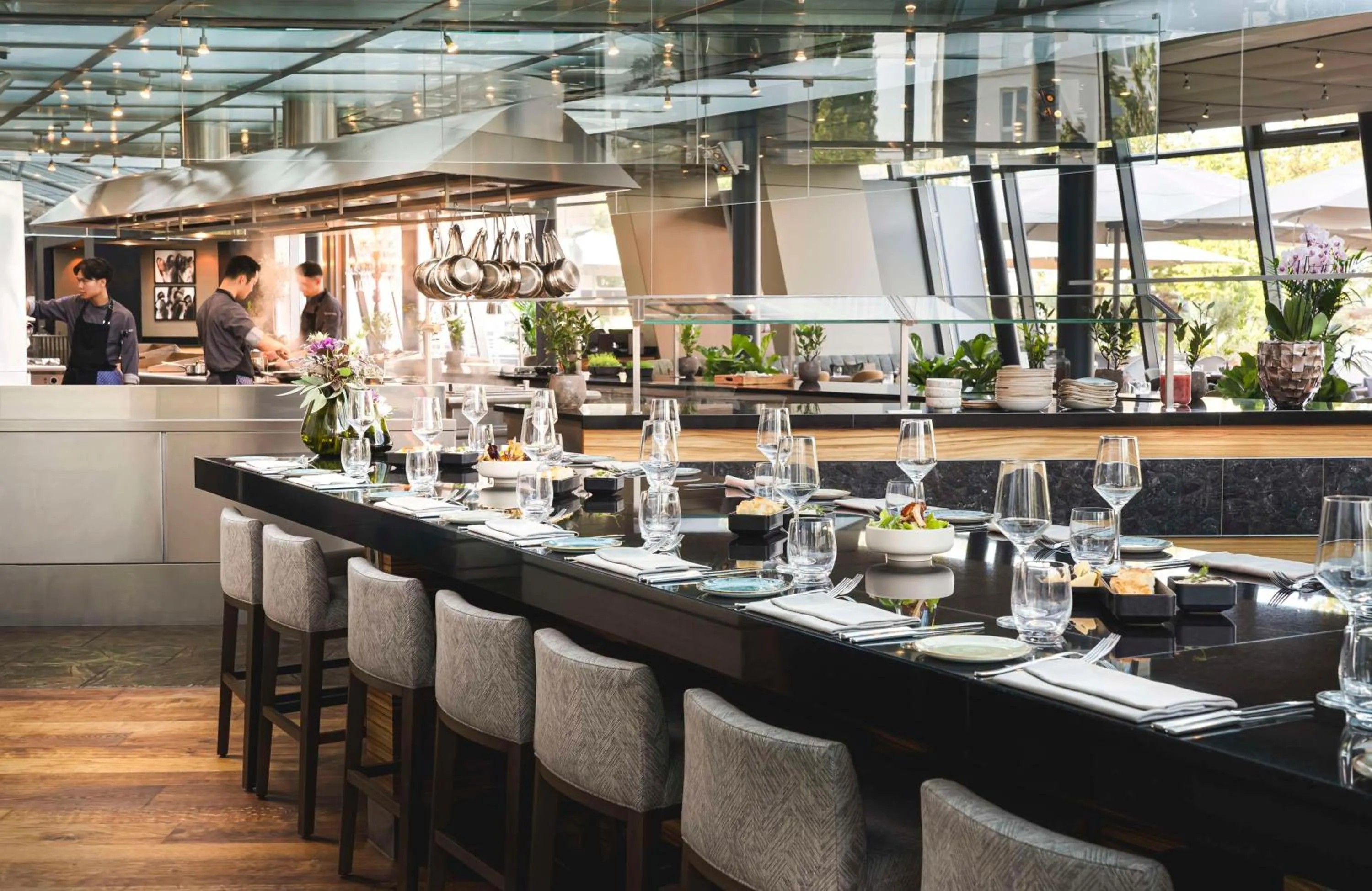 Restaurant/places to eat in Hyatt Regency Mainz