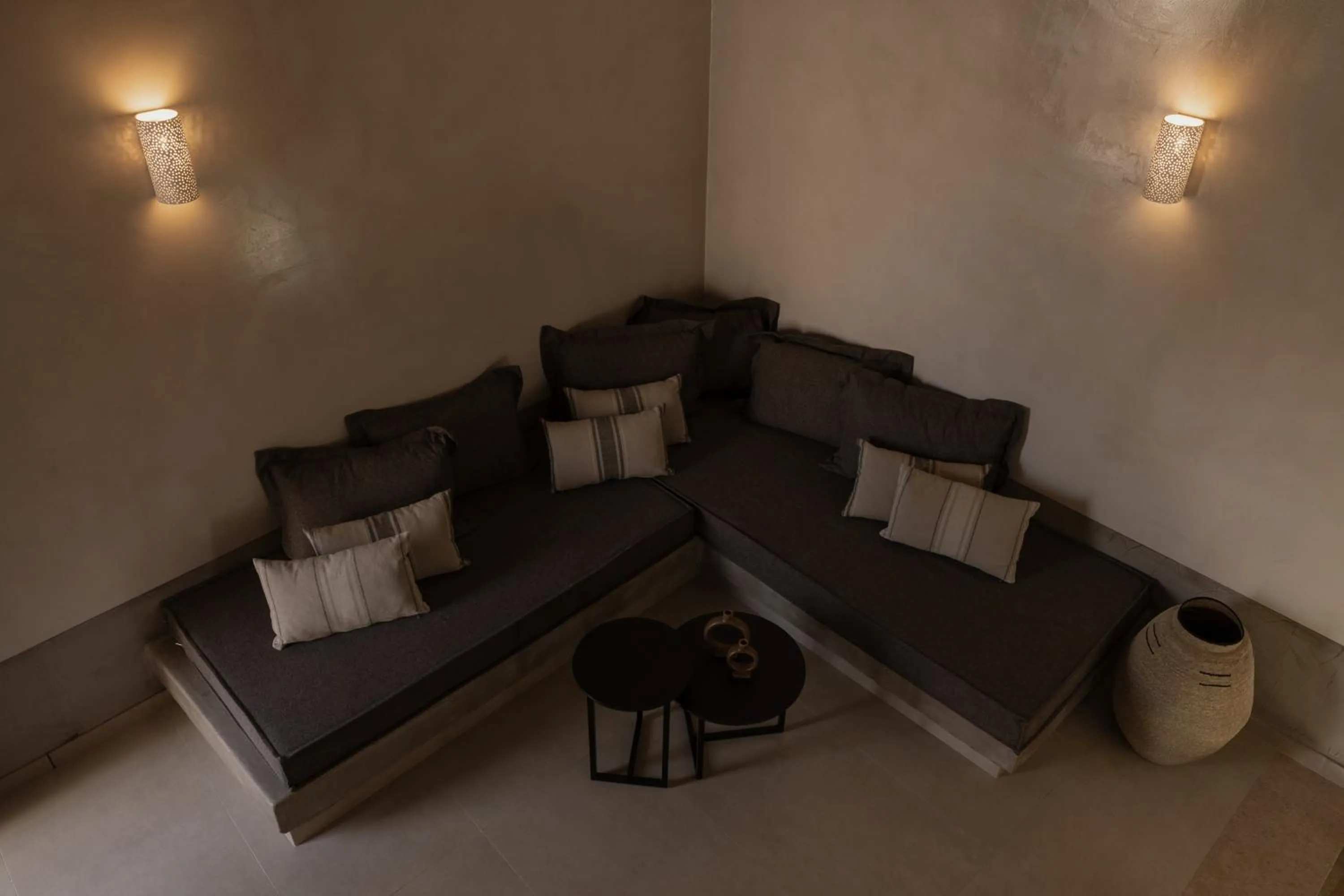 Seating area in Momi Slow Living Hotel