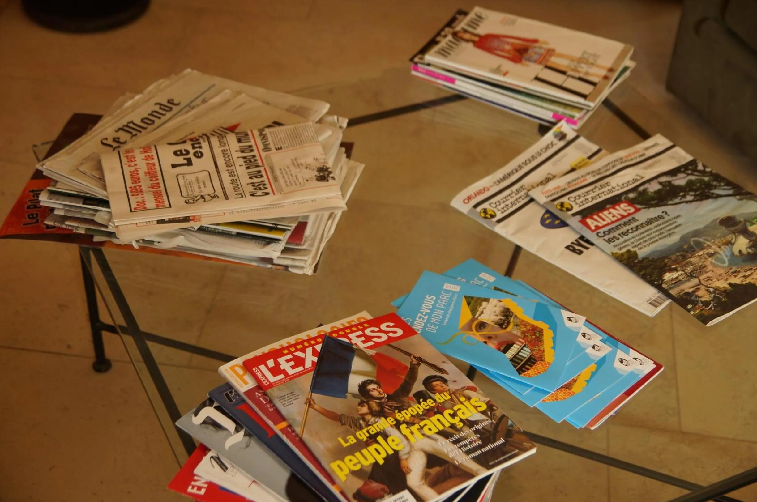 Living room in Le Grand Noë
