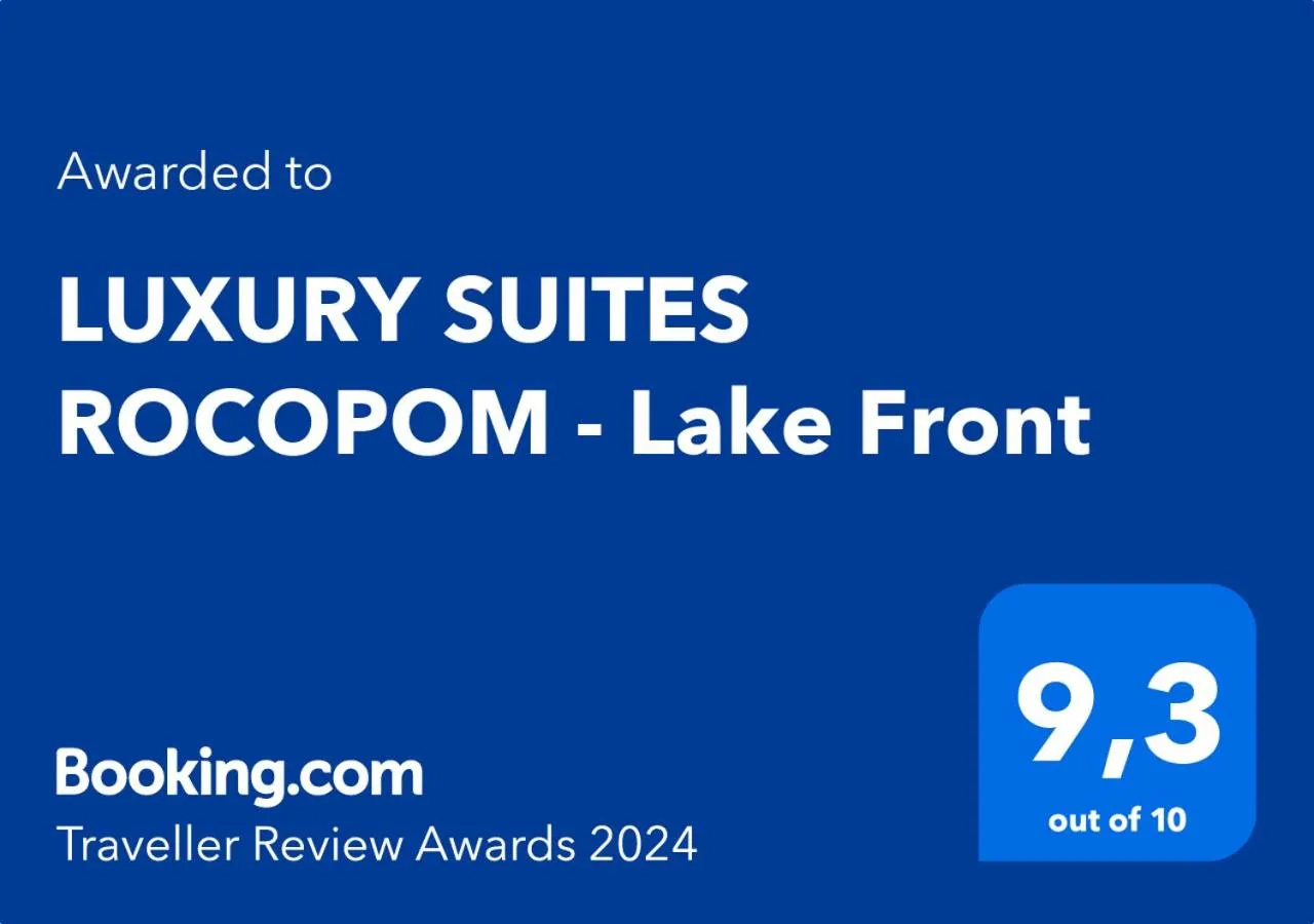 Certificate/Award in LUXURY SUITES ROCOPOM - Lake Front