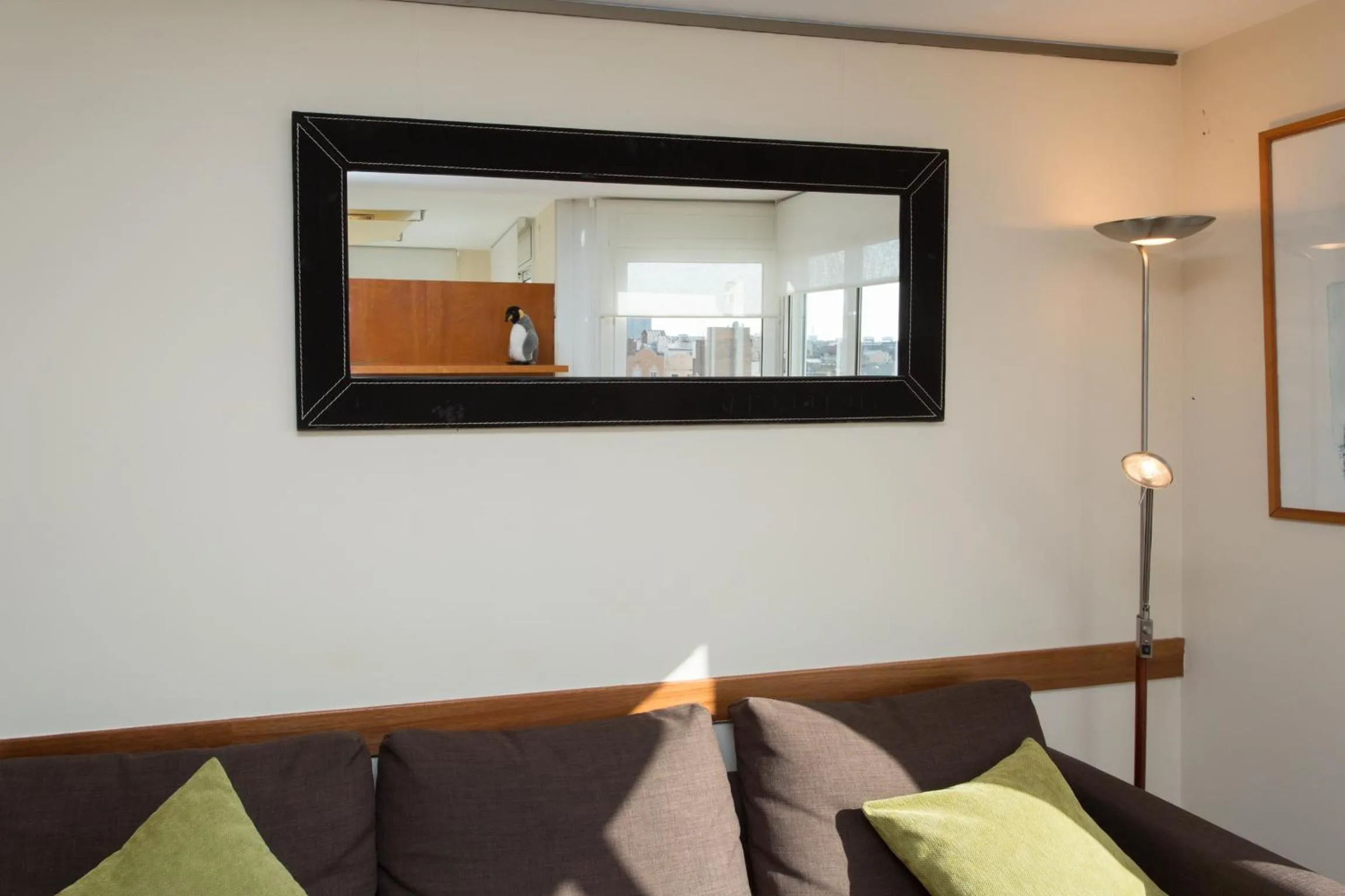 Decorative detail in Gaudi penthouse with terrace views