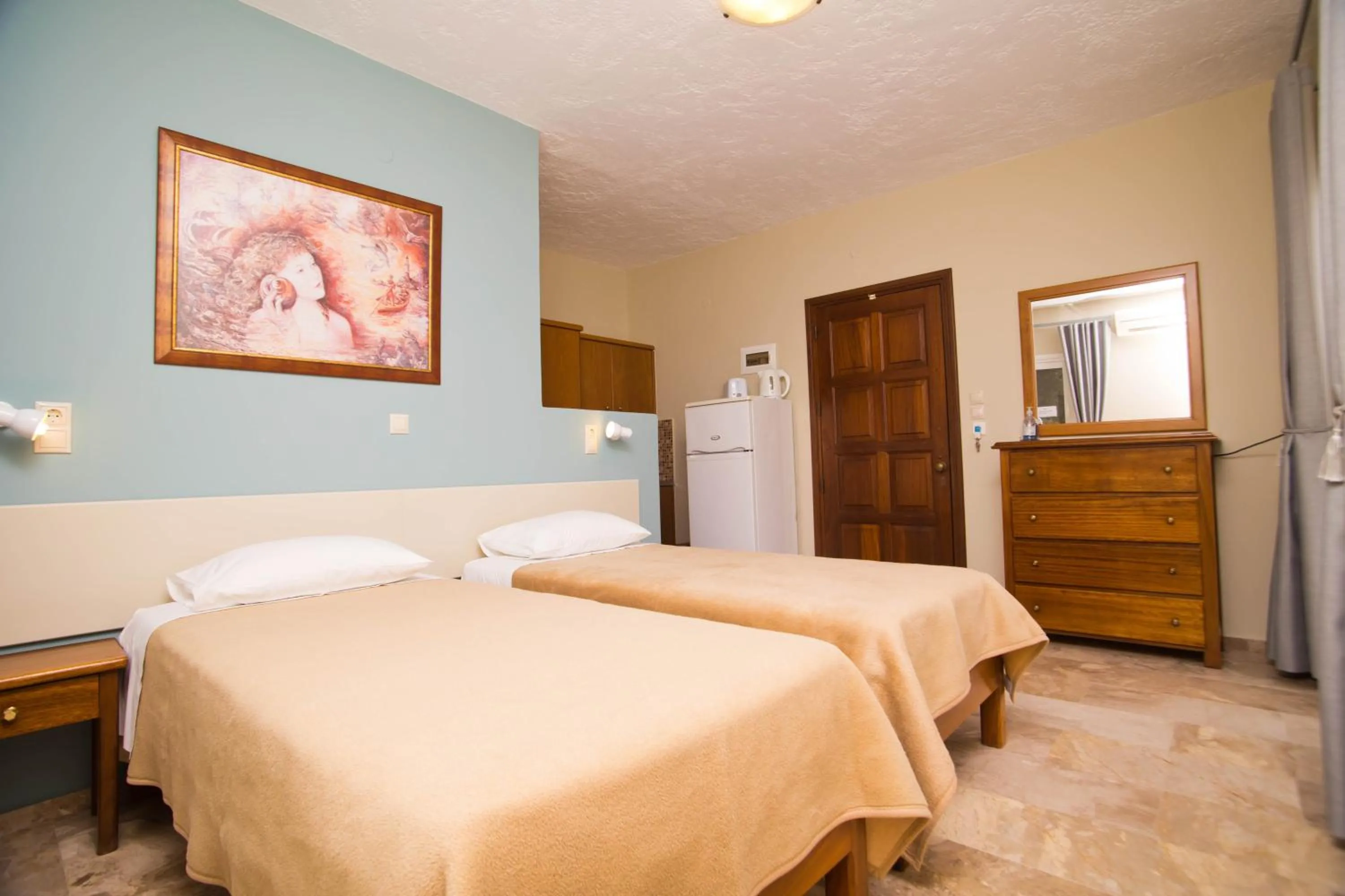 Bed in Acropolis Hotel