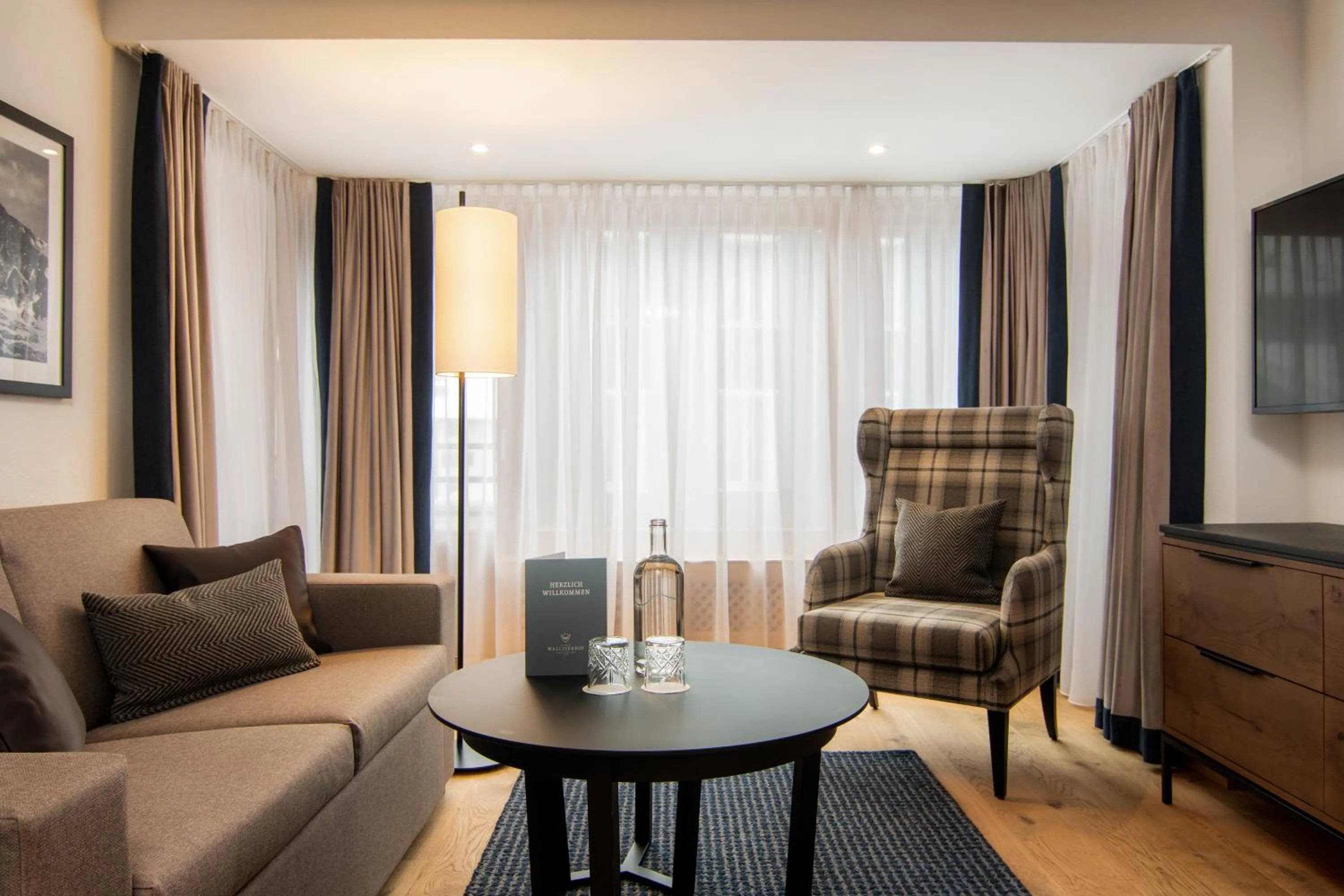 Living room in Walliserhof Grand-Hotel & Spa Relais & Châteaux