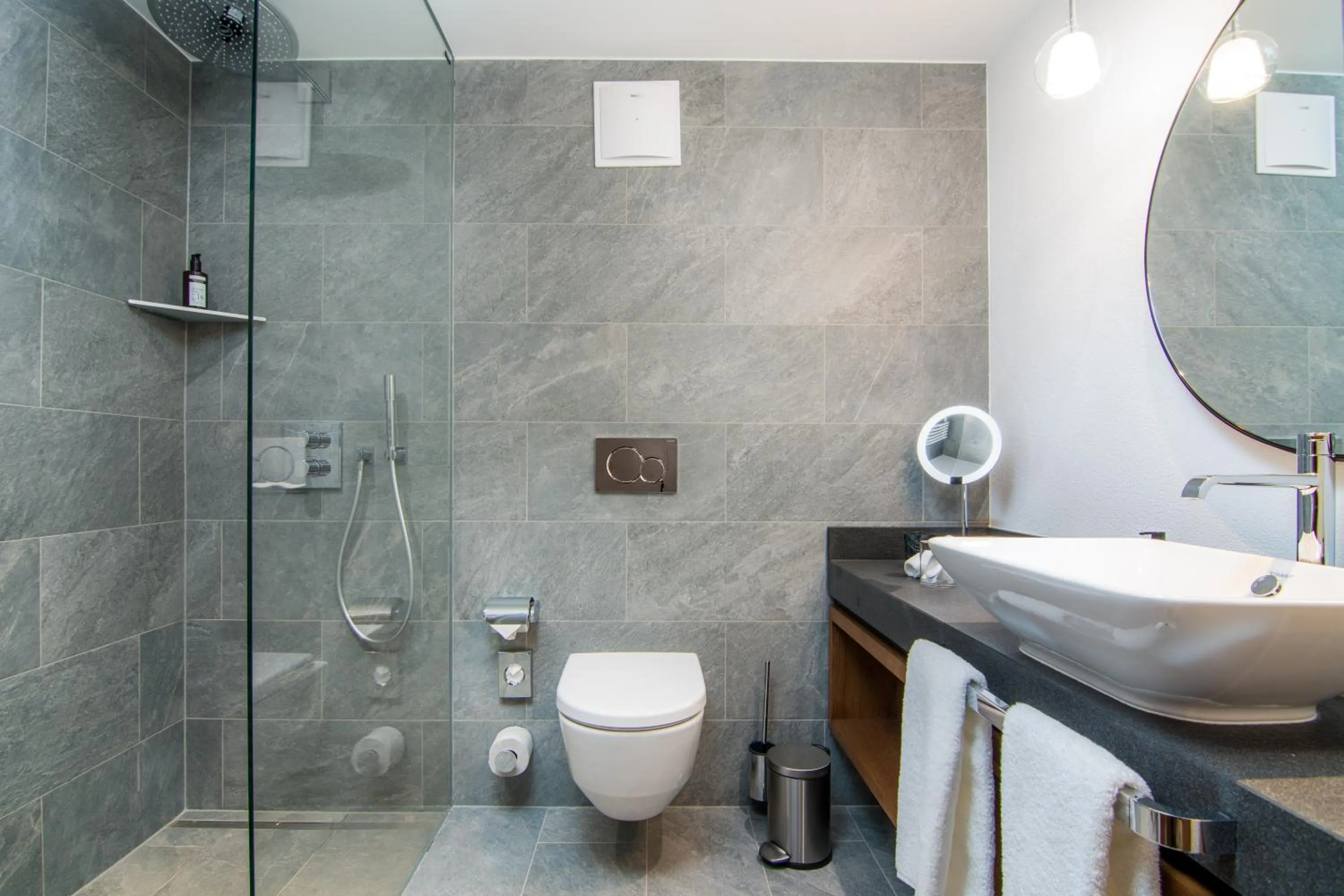 Bathroom in Walliserhof Grand-Hotel & Spa Relais & Châteaux