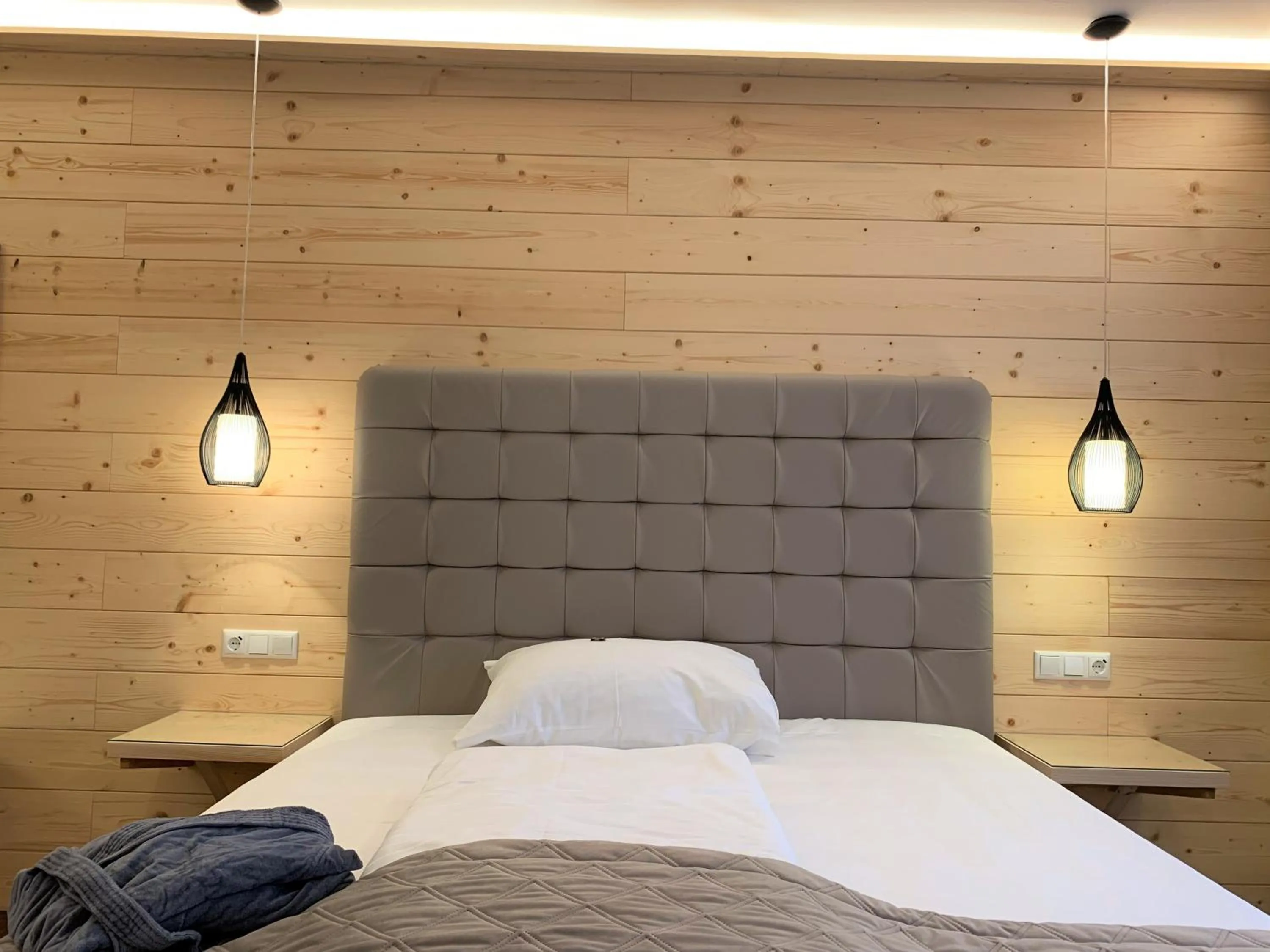 Bed in Hotel San Marco