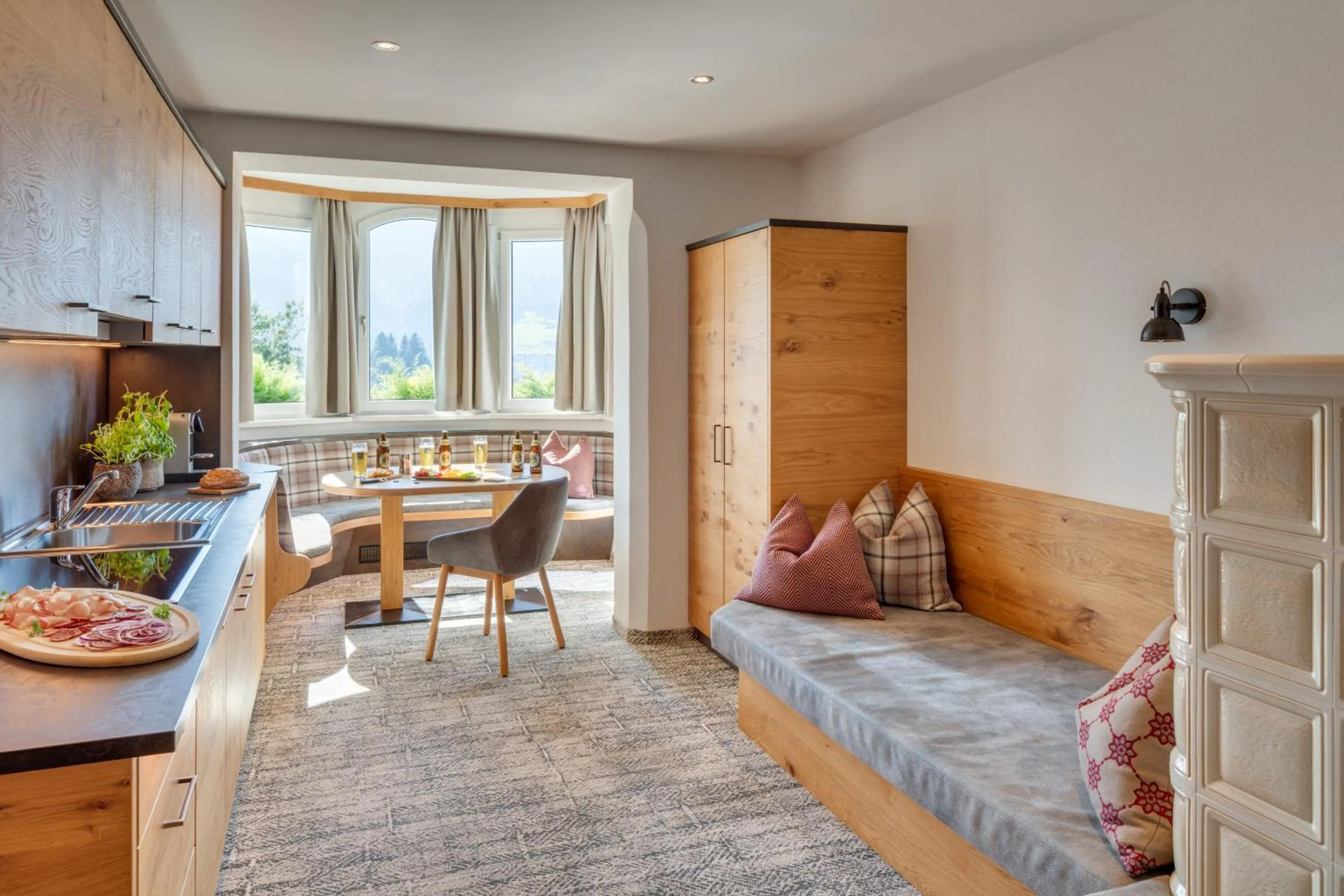 Living room in Apparthotel Talhof, Restaurant, Pool und Spa