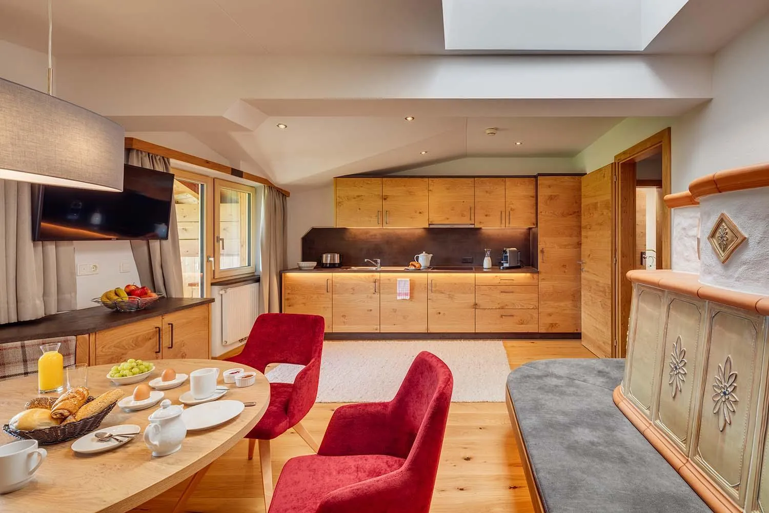 Living room in Apparthotel Talhof, Restaurant, Pool und Spa