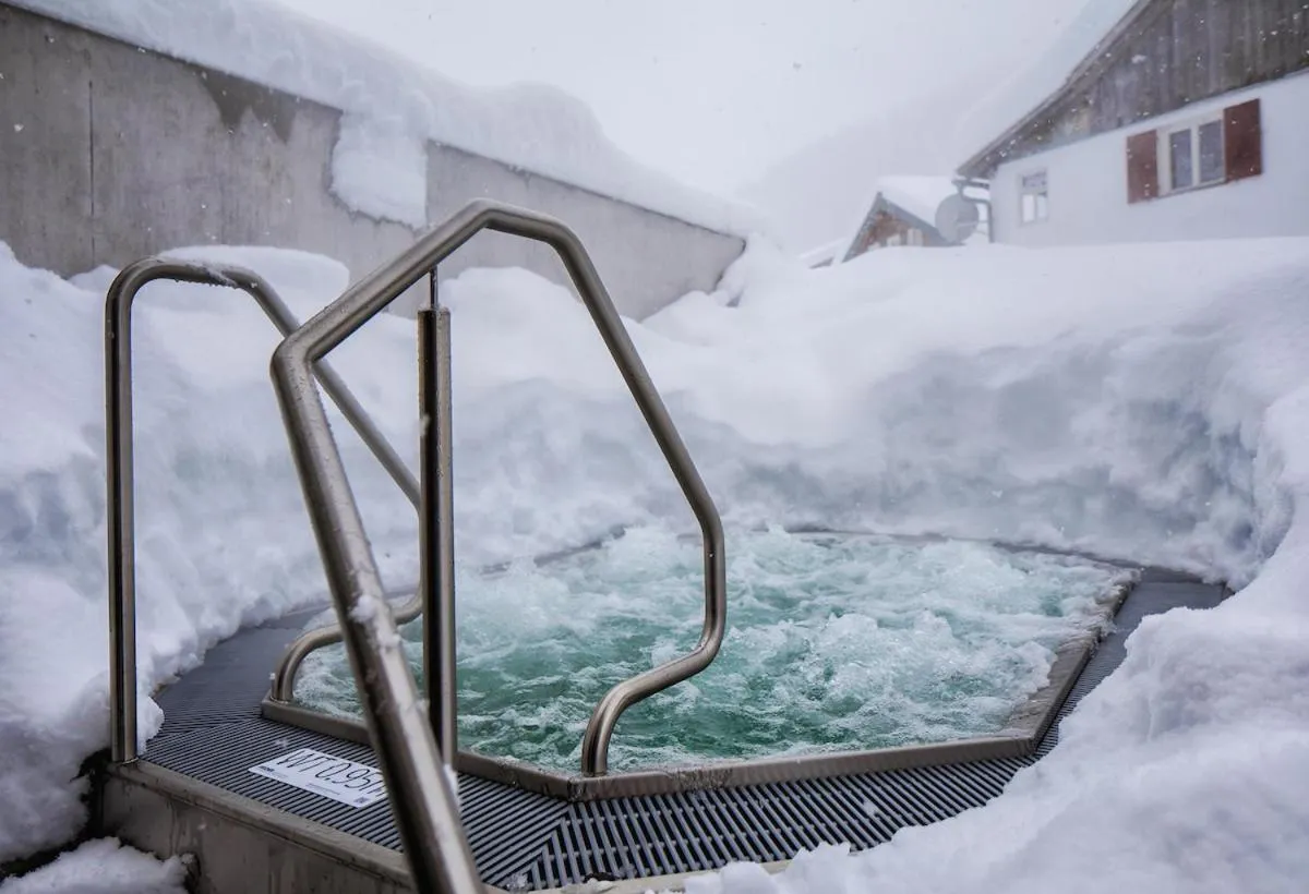 Swimming pool in Hirschen Wohlfühlhotel Bregenzerwald
