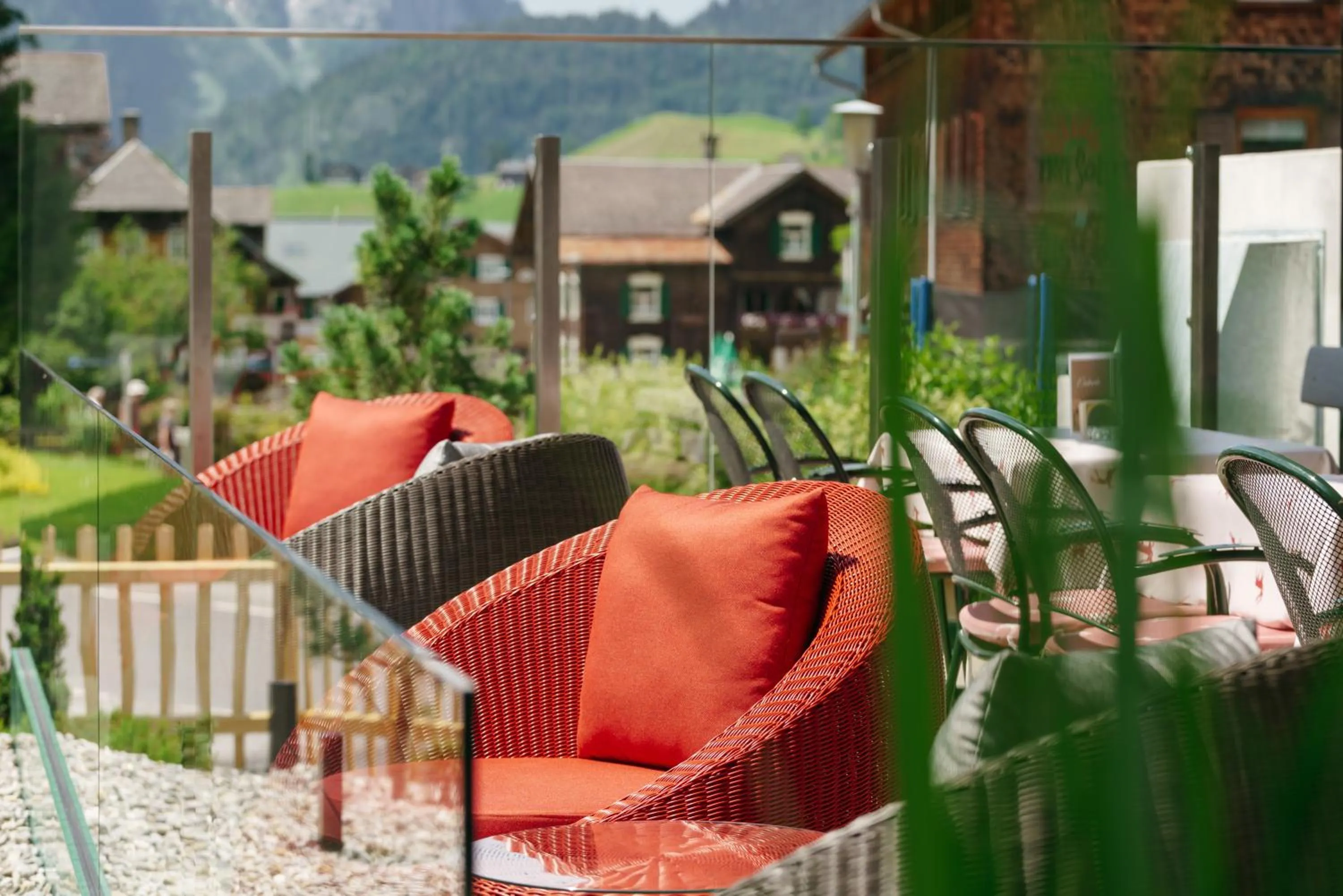 Balcony/Terrace in Hirschen Wohlfühlhotel Bregenzerwald