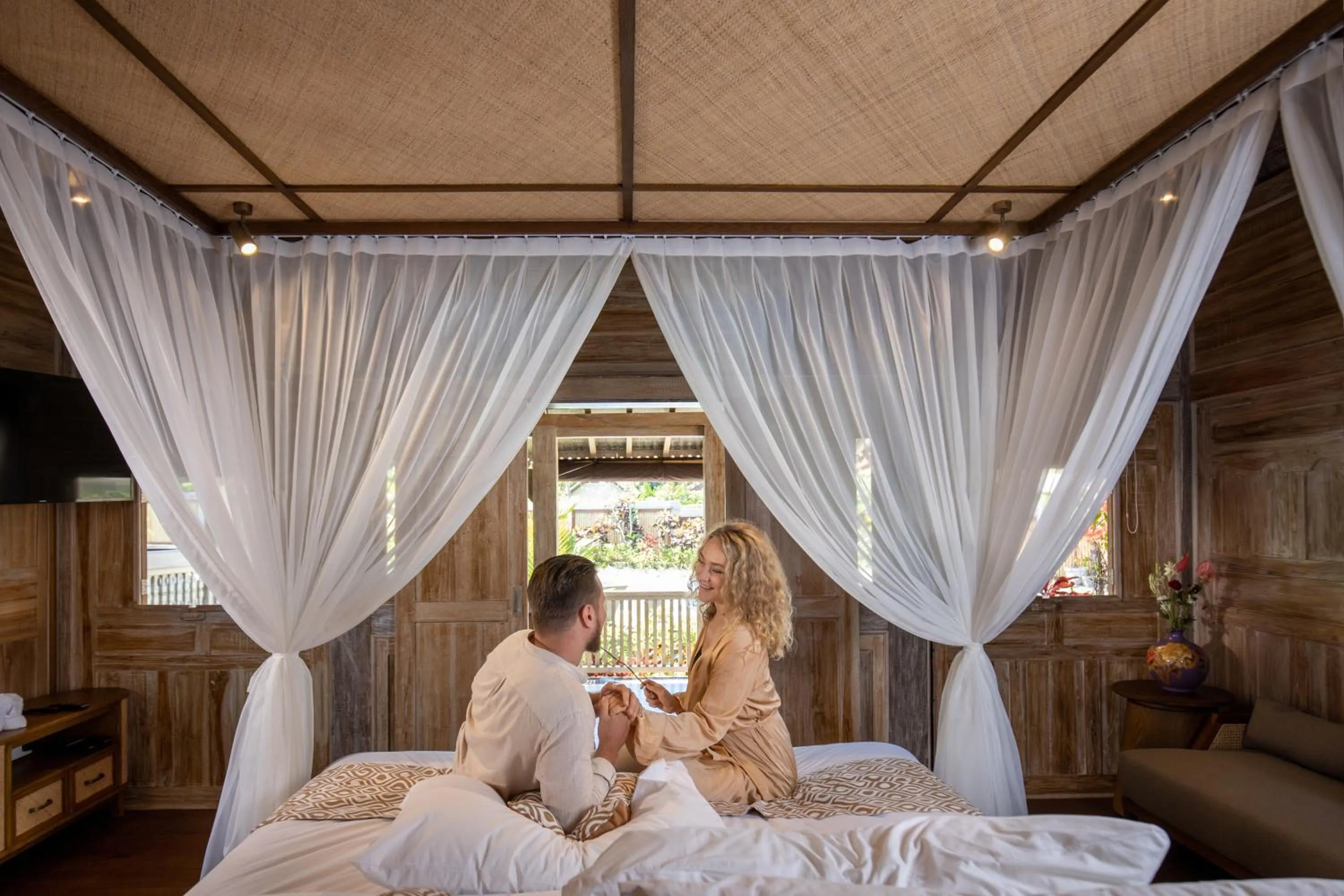 Bedroom, Bed in Kutus Kutus Estuary Saba Beach