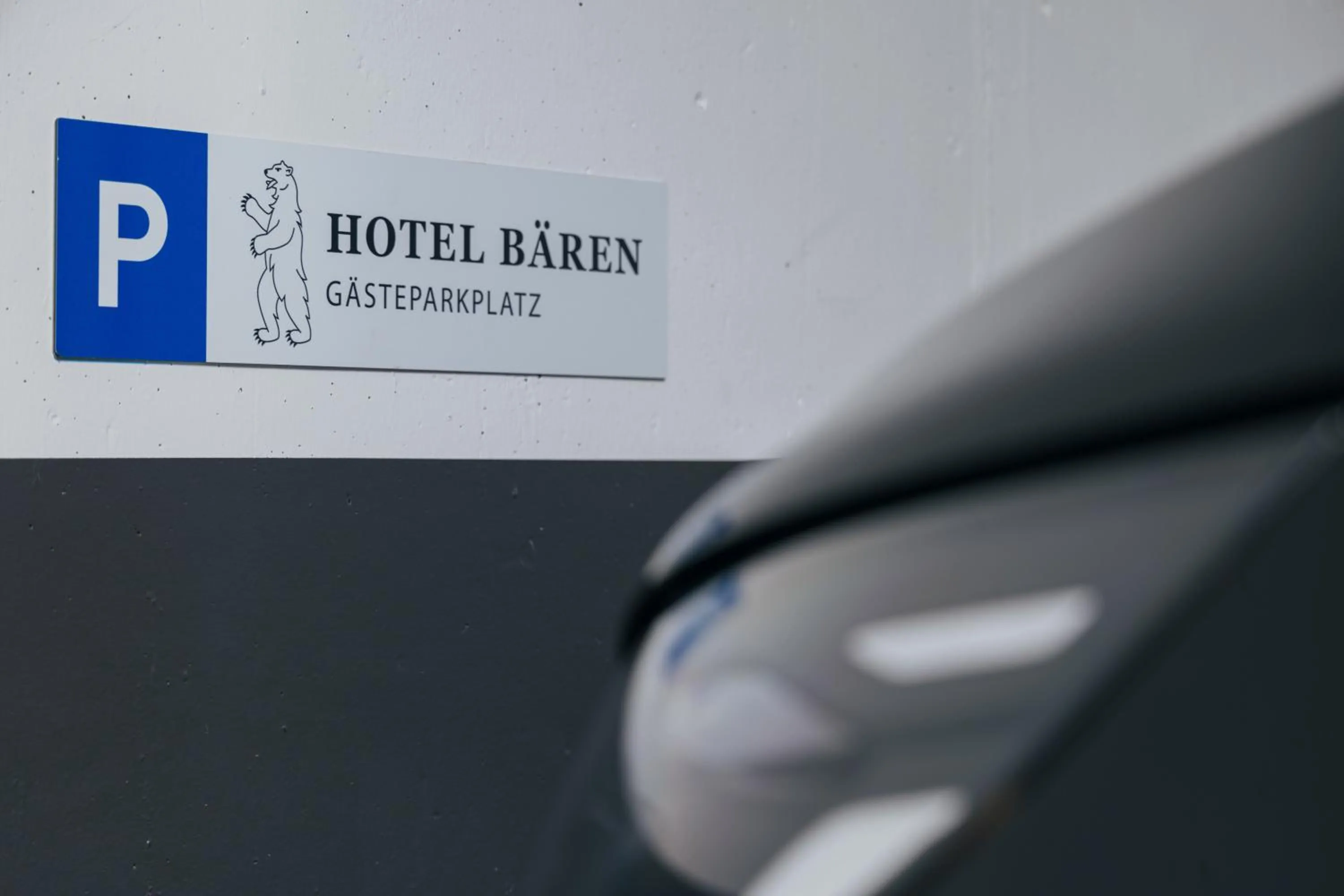Parking in Hotel Bären