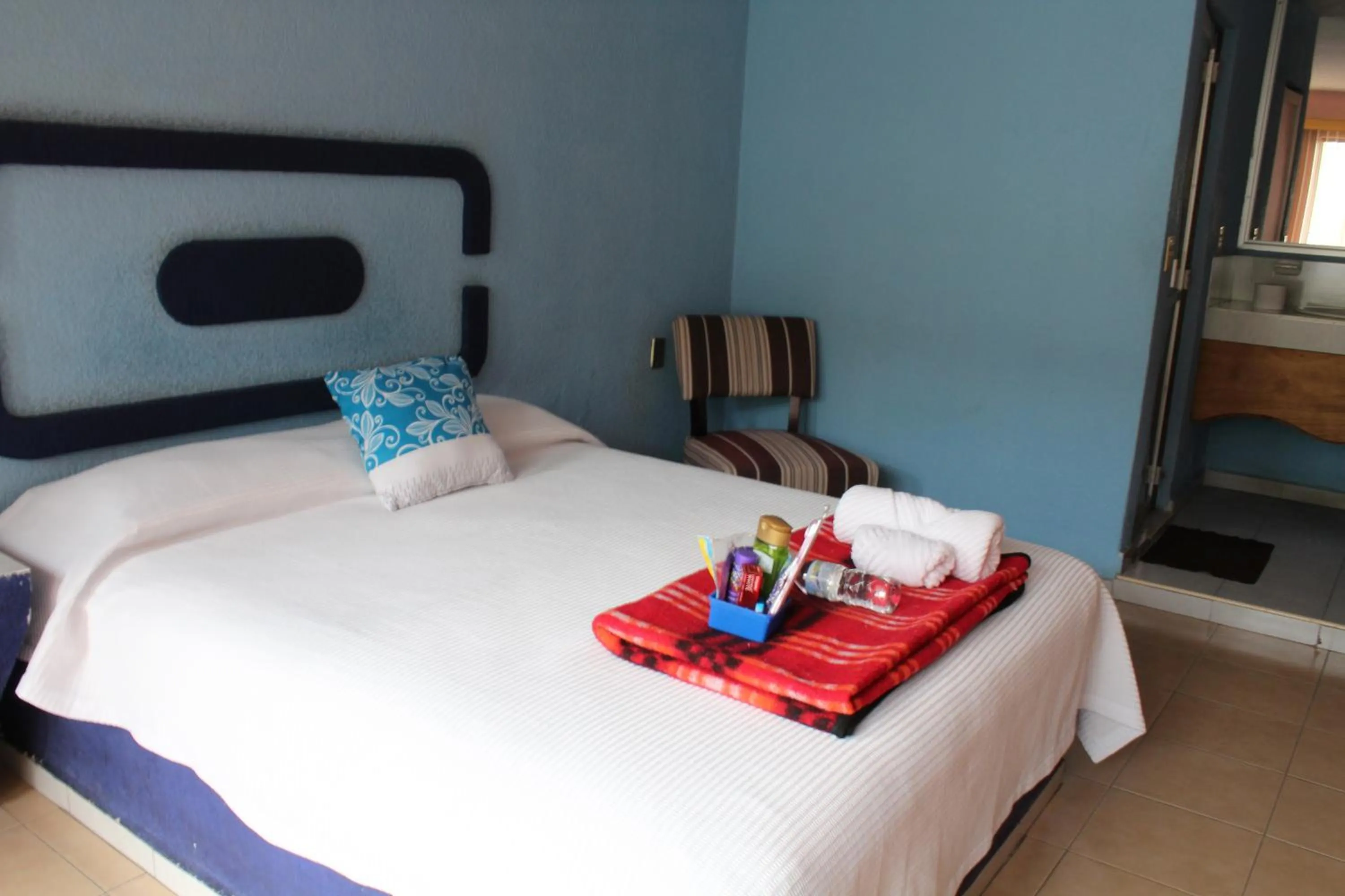 Bedroom, Bed in Posada San José, Hotel