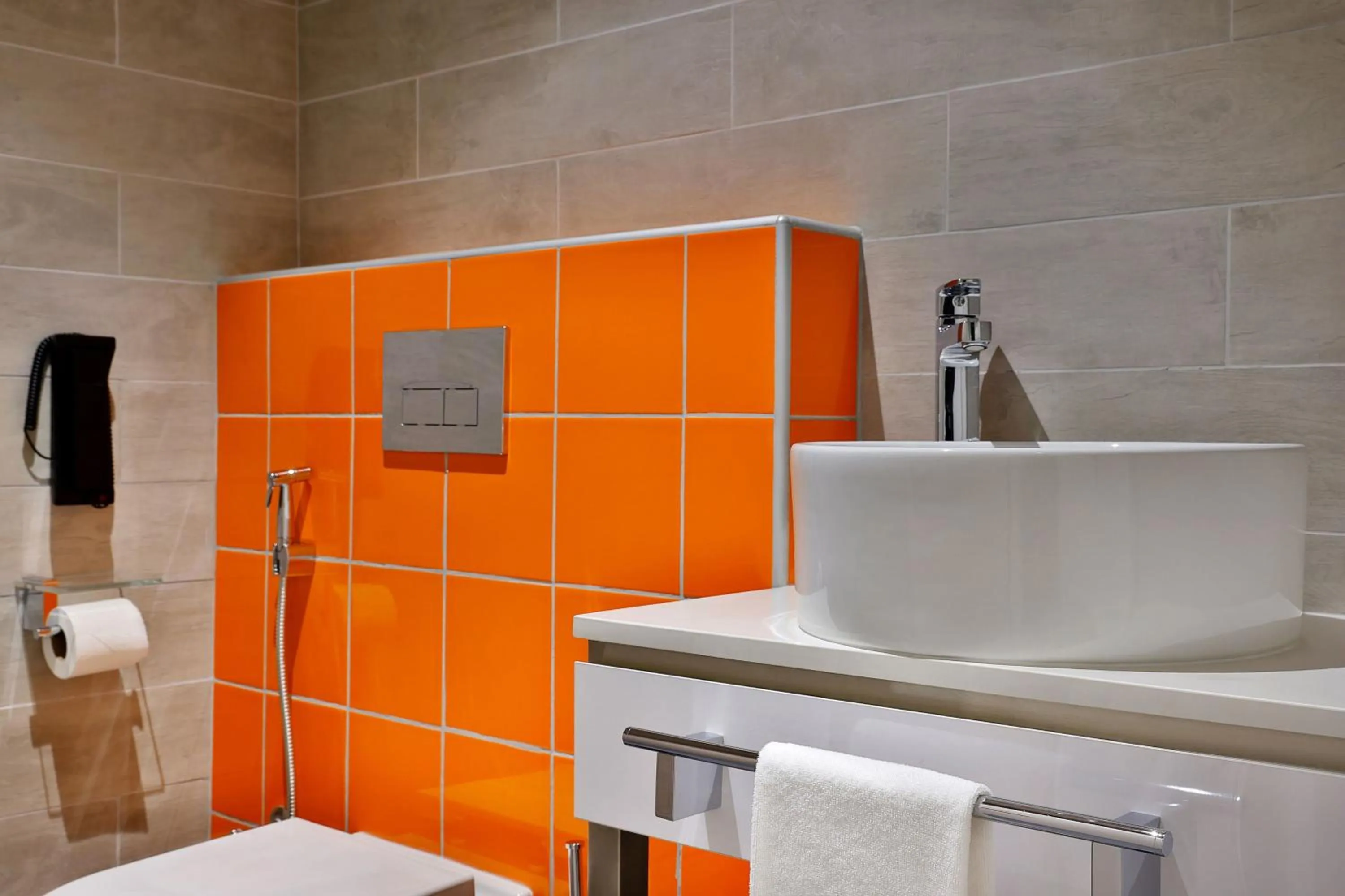 Bathroom in Aloft Al Mina, Dubai Jumeirah