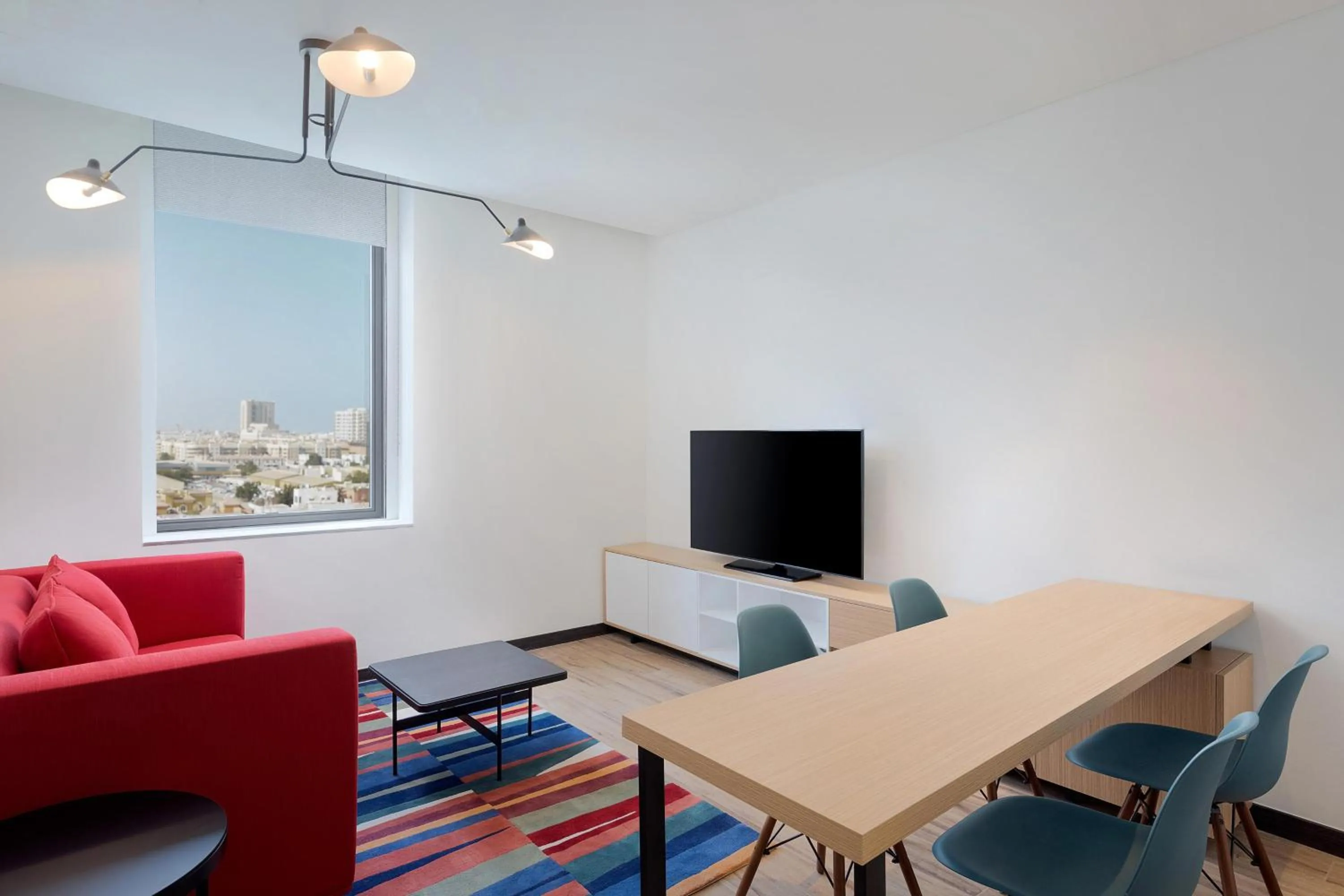 Living room in Aloft Al Mina, Dubai Jumeirah