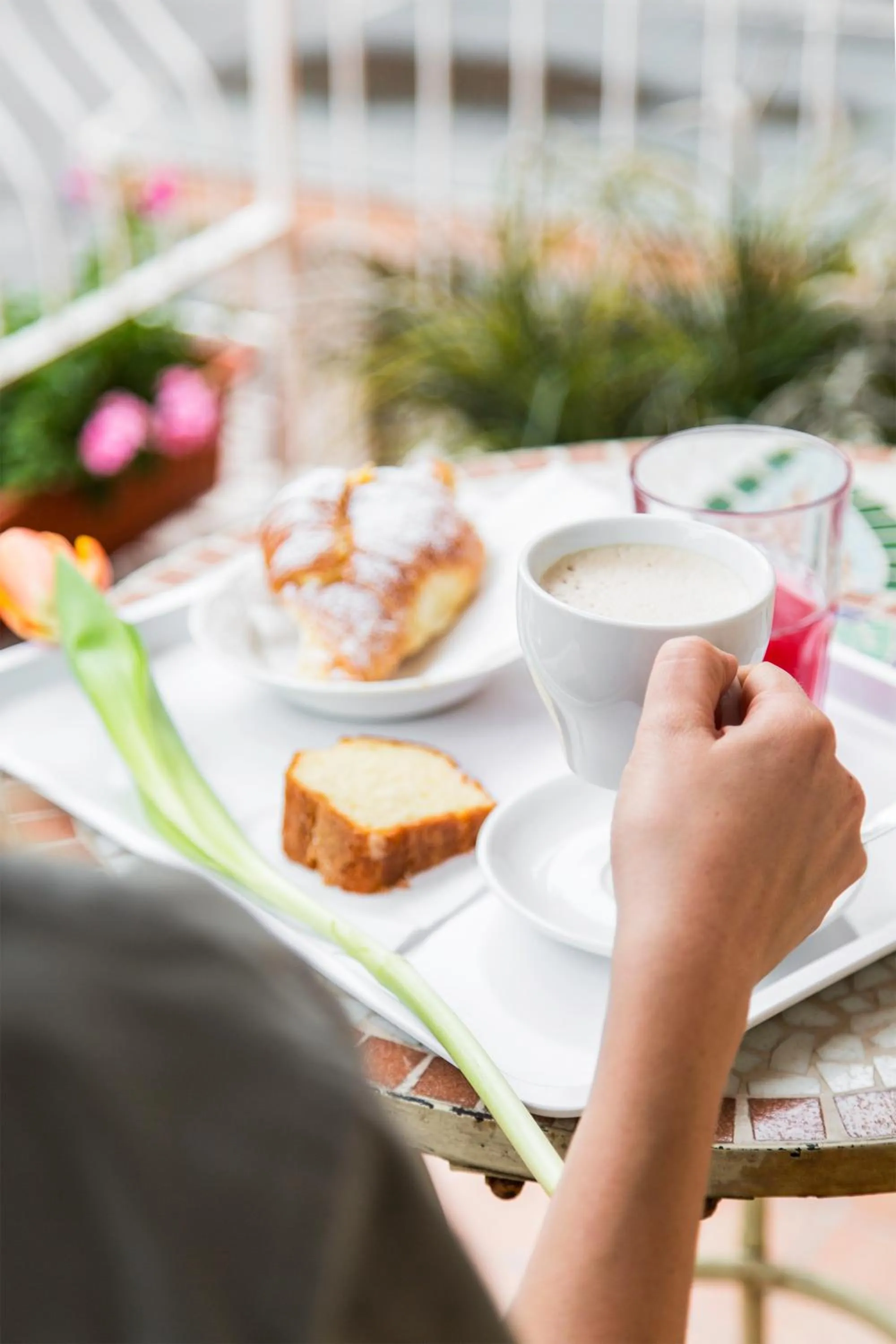 Balcony/Terrace in Roma Talenti Breme B&B