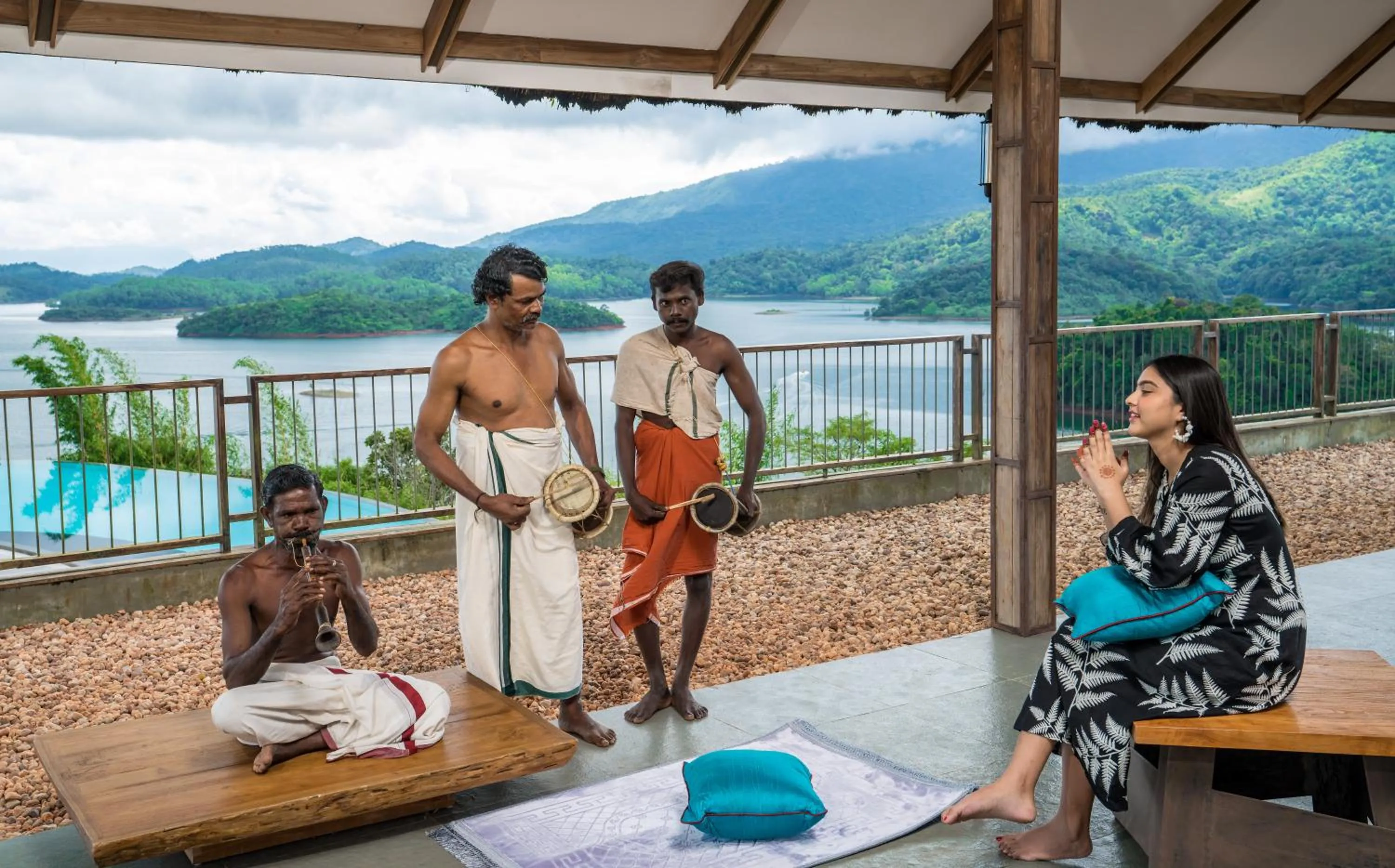 Patio in MOUNTAIN SHADOWS RESORT Wayanad