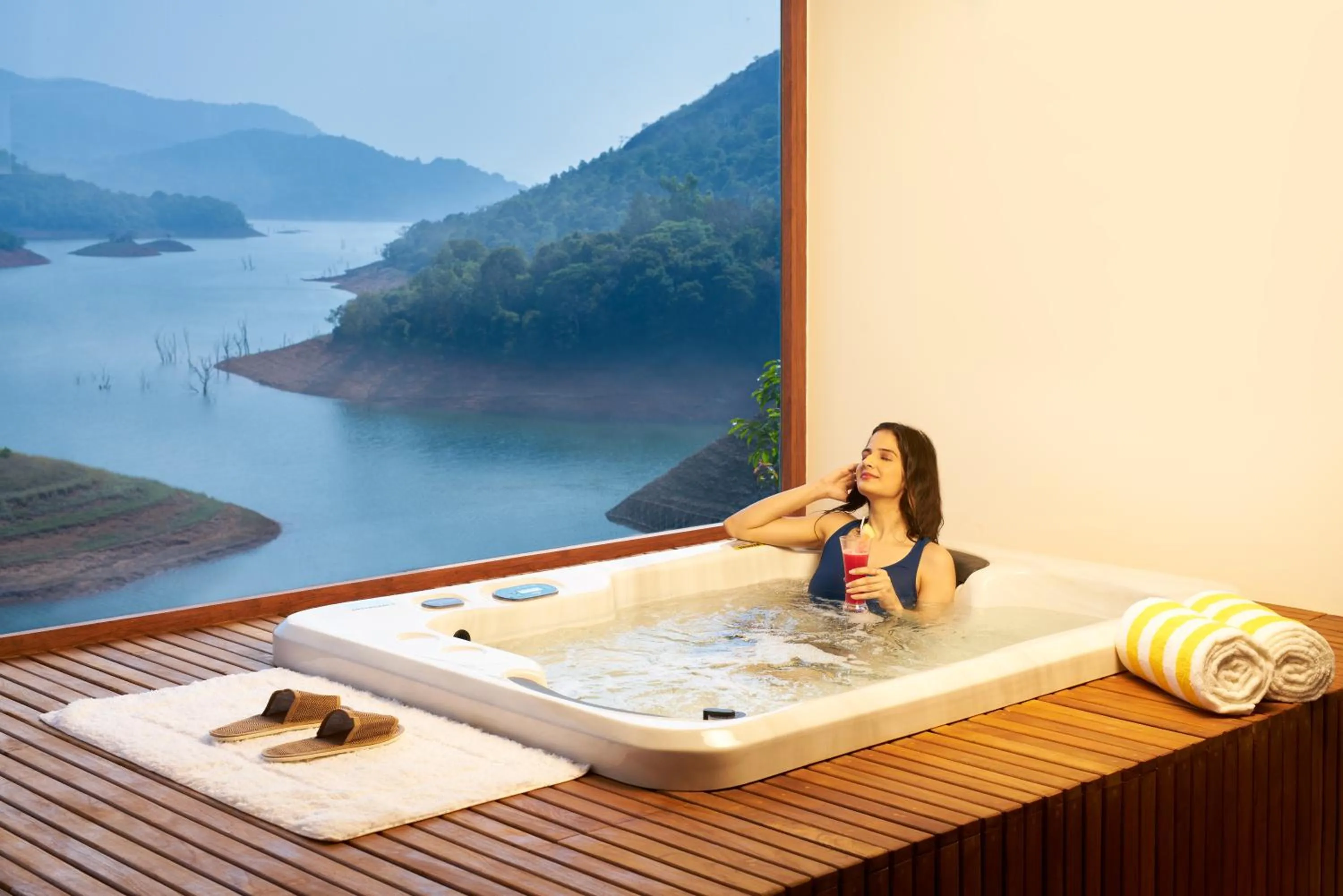 Lake view in MOUNTAIN SHADOWS RESORT Wayanad