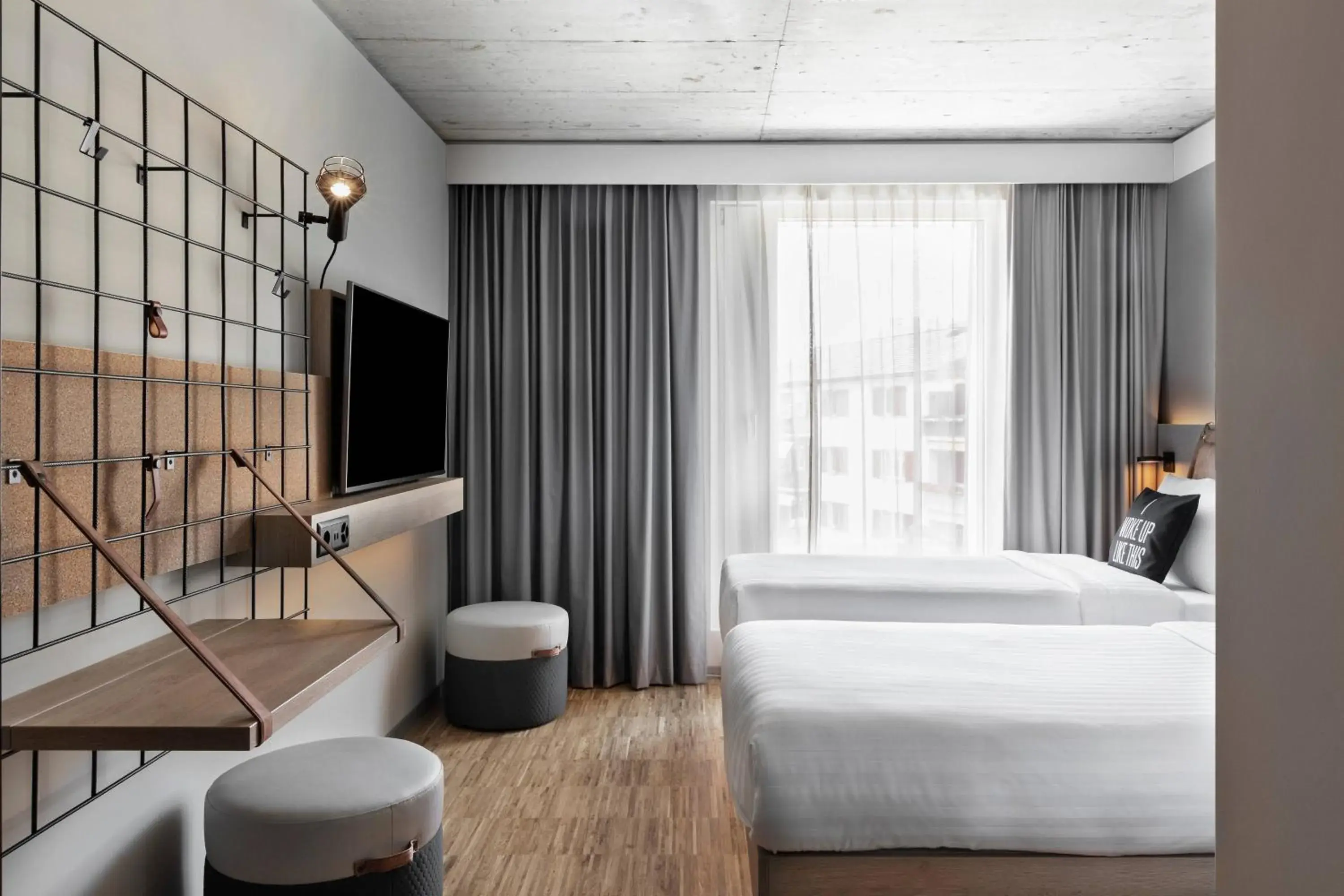 Moxy Sleeper Guest room with 2 Twin/Single Bed(s) in Moxy Rapperswil Moxy Sleeper Guest room with 2 Twin/Single Bed(s) in Moxy Rapperswil