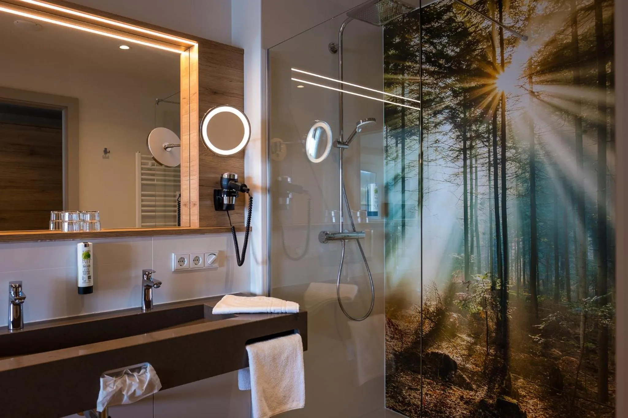 Shower in Rebhan's Business und Wellness Hotel
